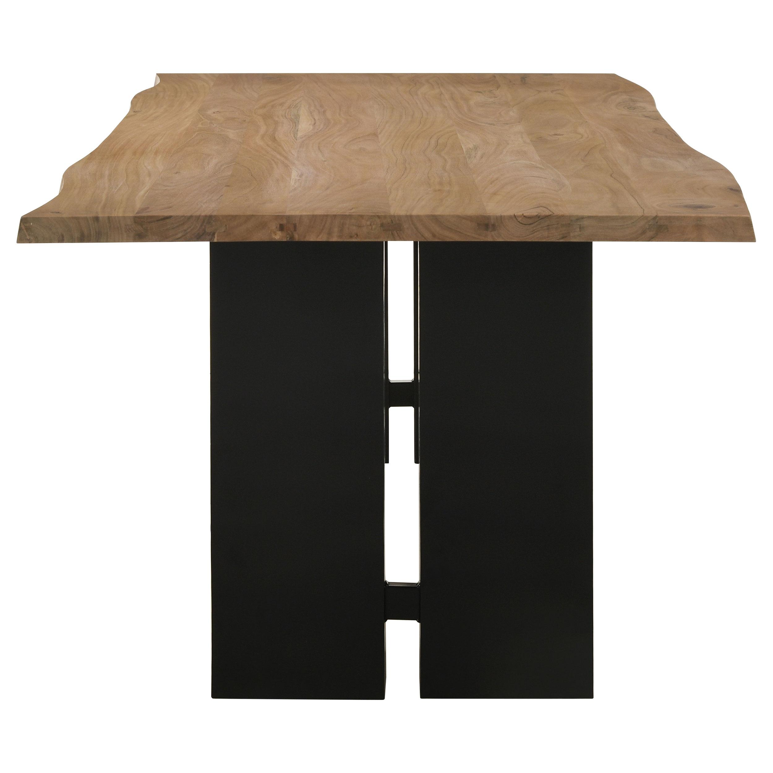 Coaster Furniture Bradshaw 115541 80-inch Live Edge Wood Dining Table - Natural Acacia - Image 3