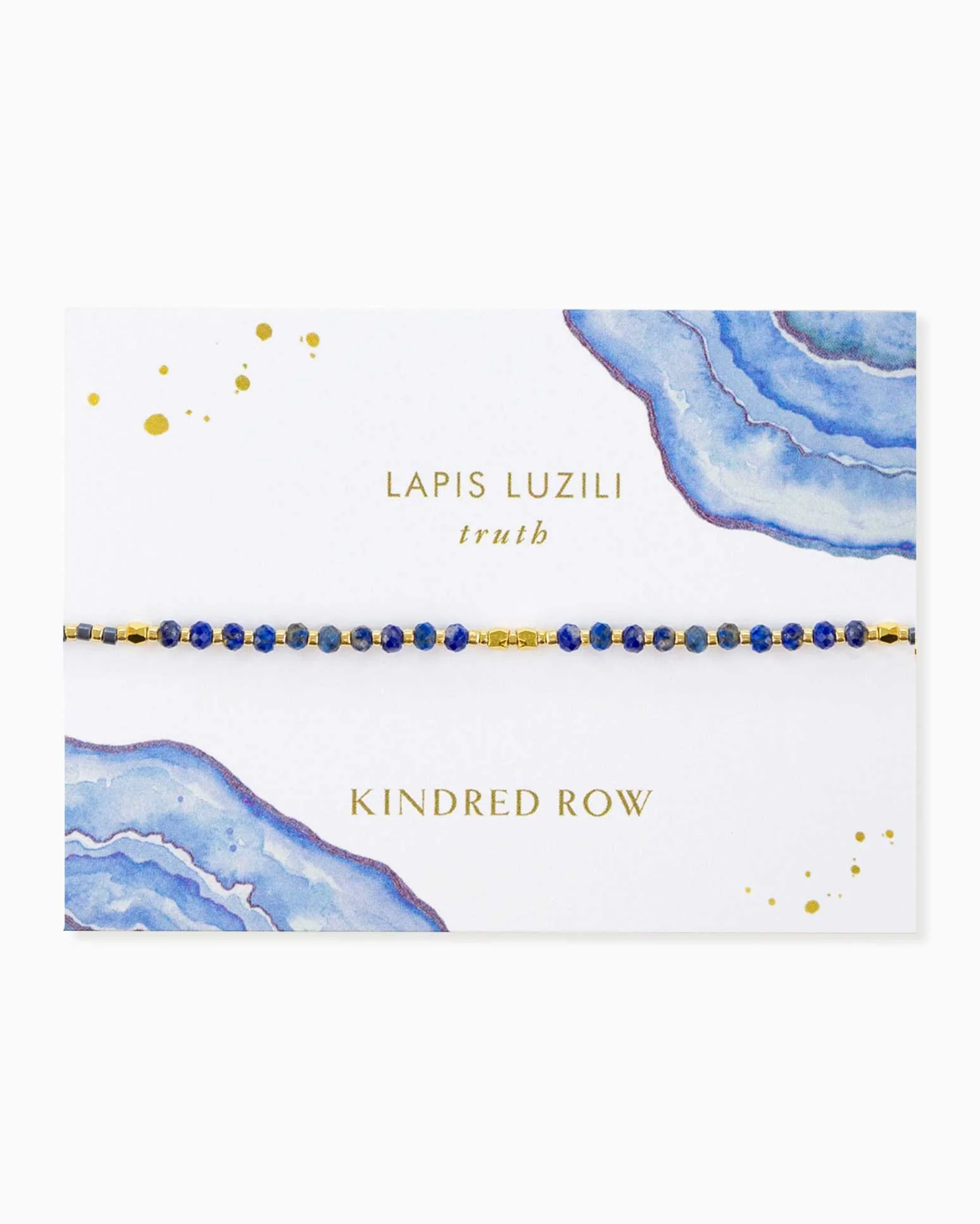 Lapis Lazuli Healing Gemstone Stacking Bracelet - Image 1
