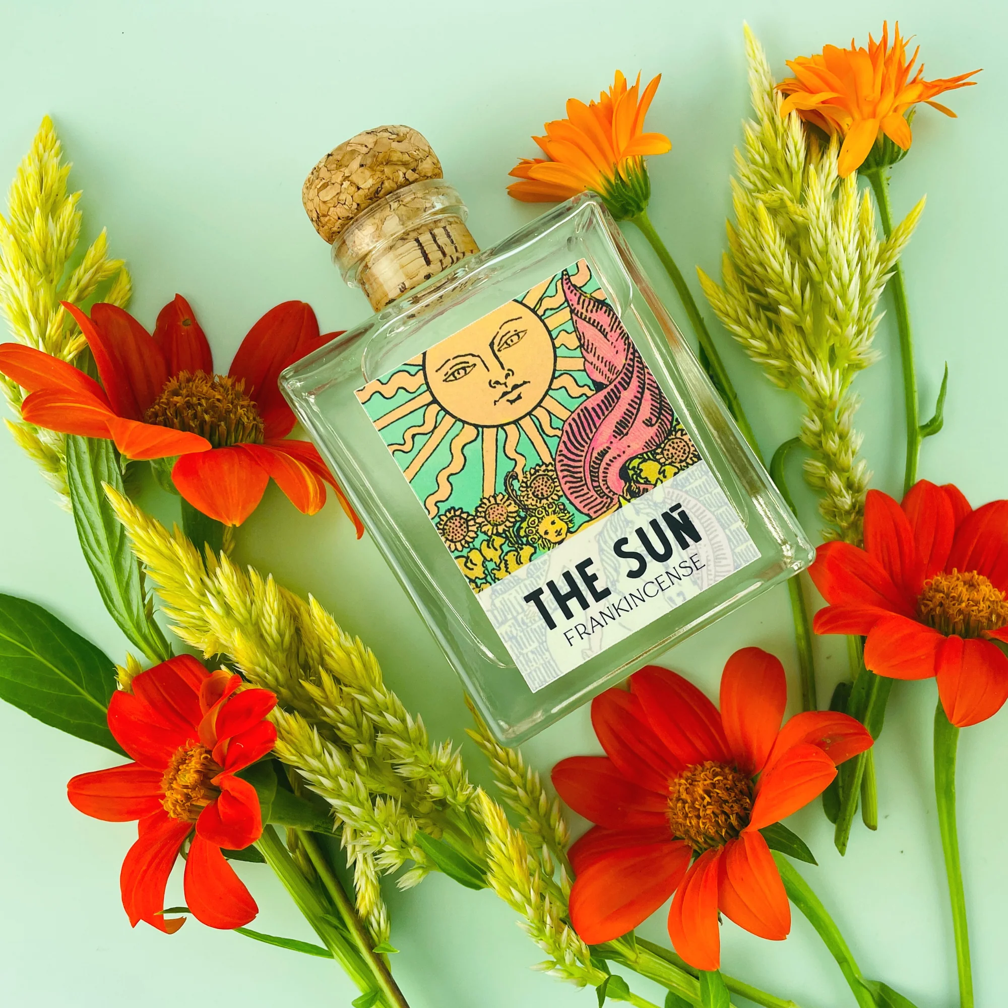 The Sun Tarot Card Home Reed Diffuser - Image 1