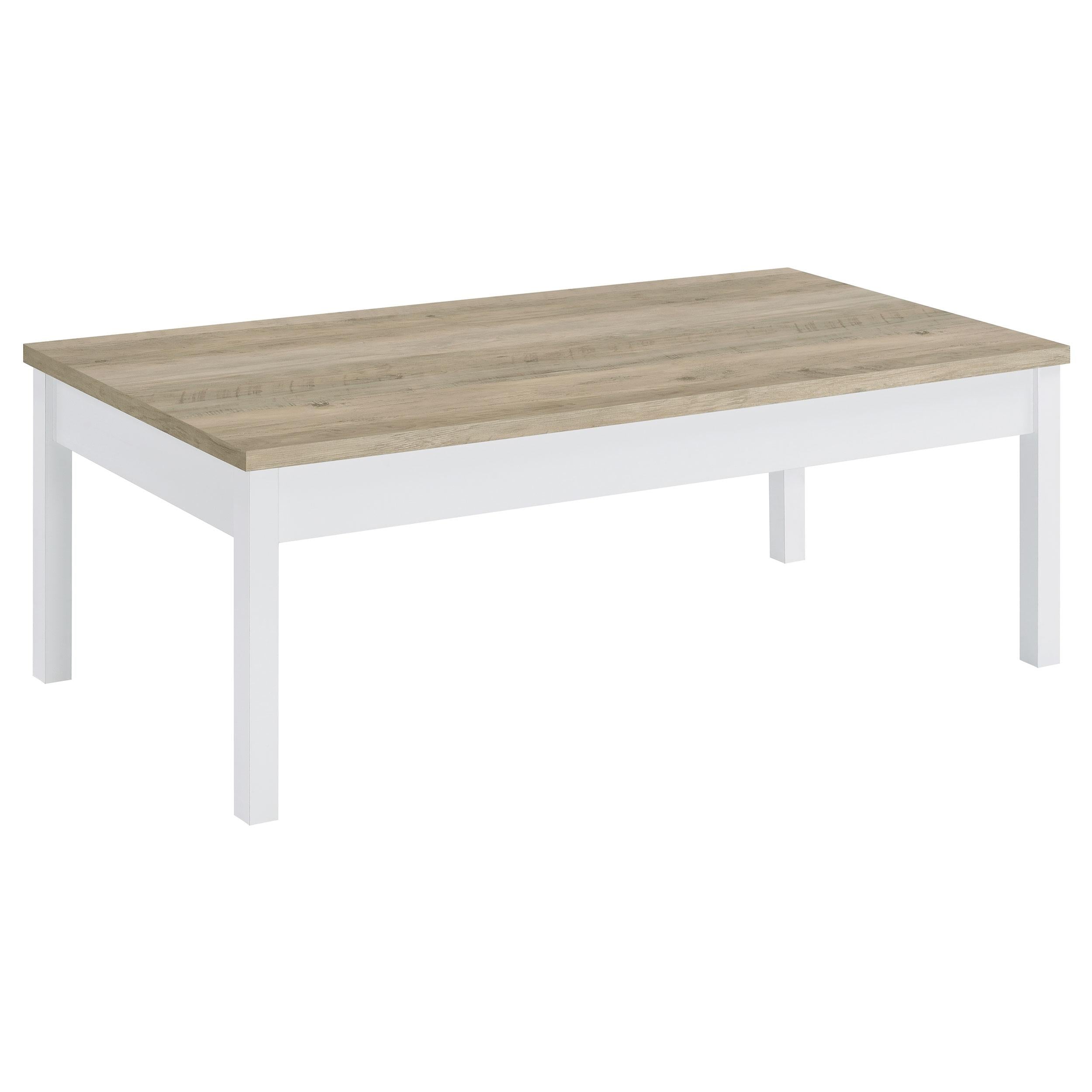 Coaster Furniture Stacie 709950 3-piece Coffee Table Set - Distressed Pine and White - Image 3