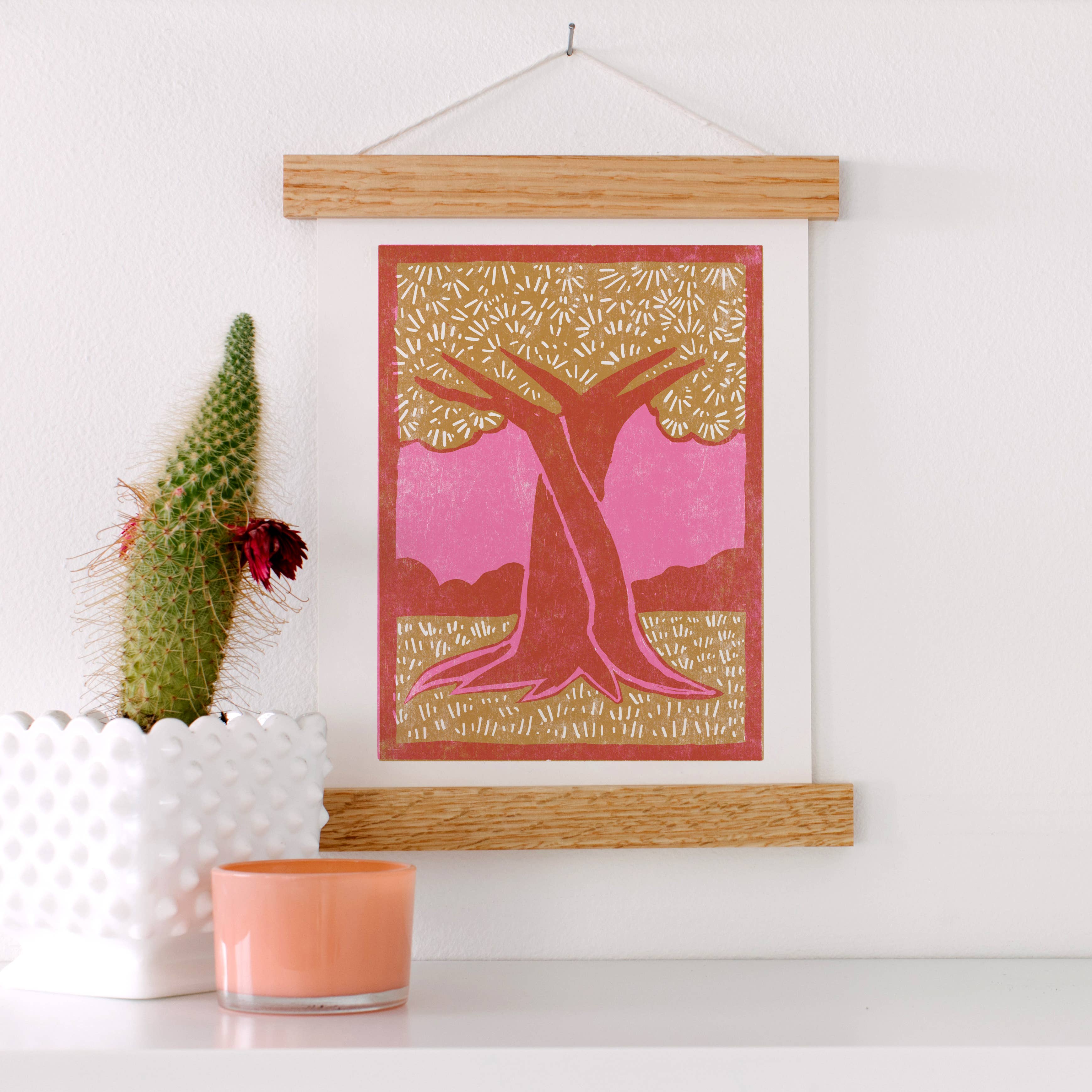 Two Lives Intertwined Letterpress Art Print - Image 2