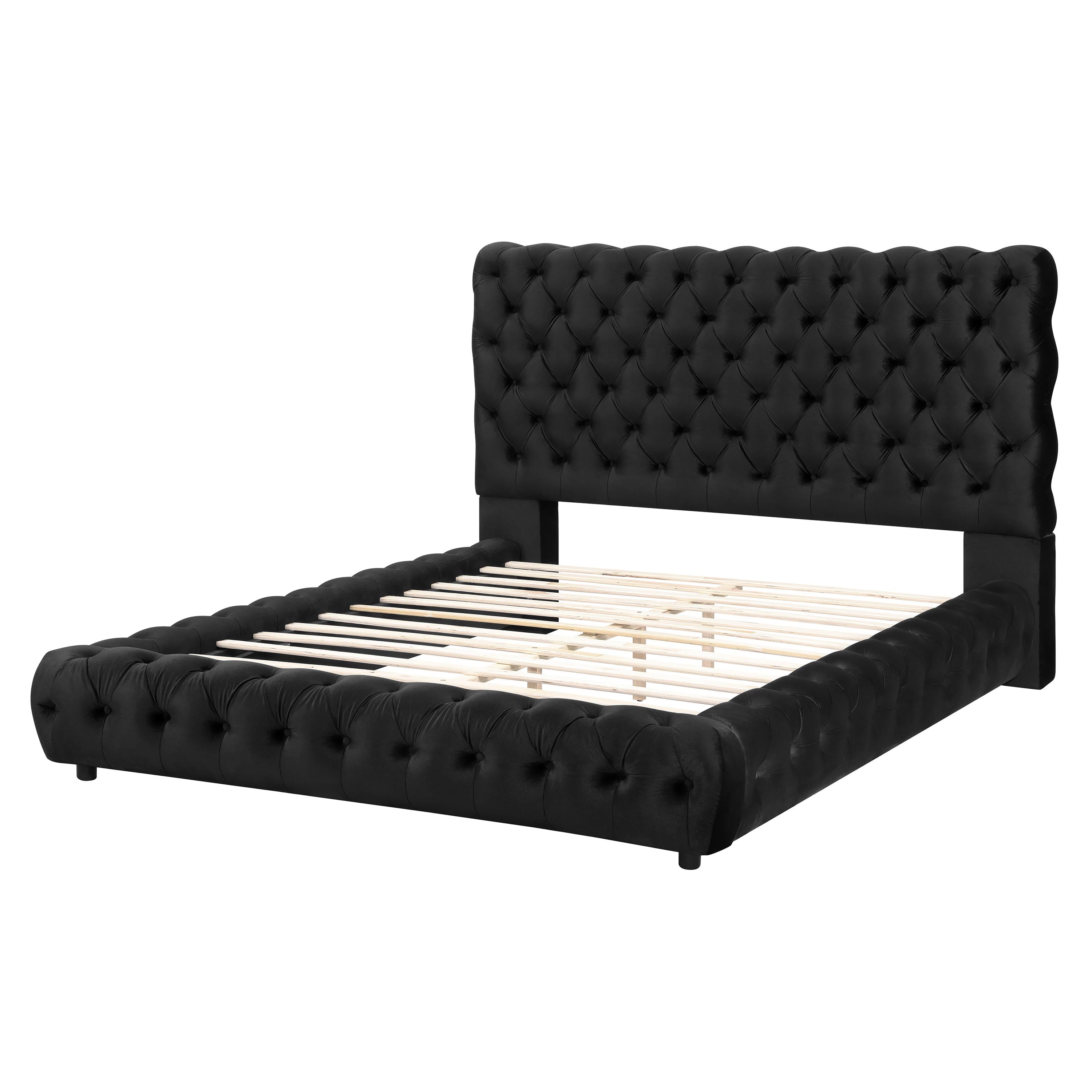 Crown Mark Flory 5112BK-Q Queen Bed - Black - Image 3
