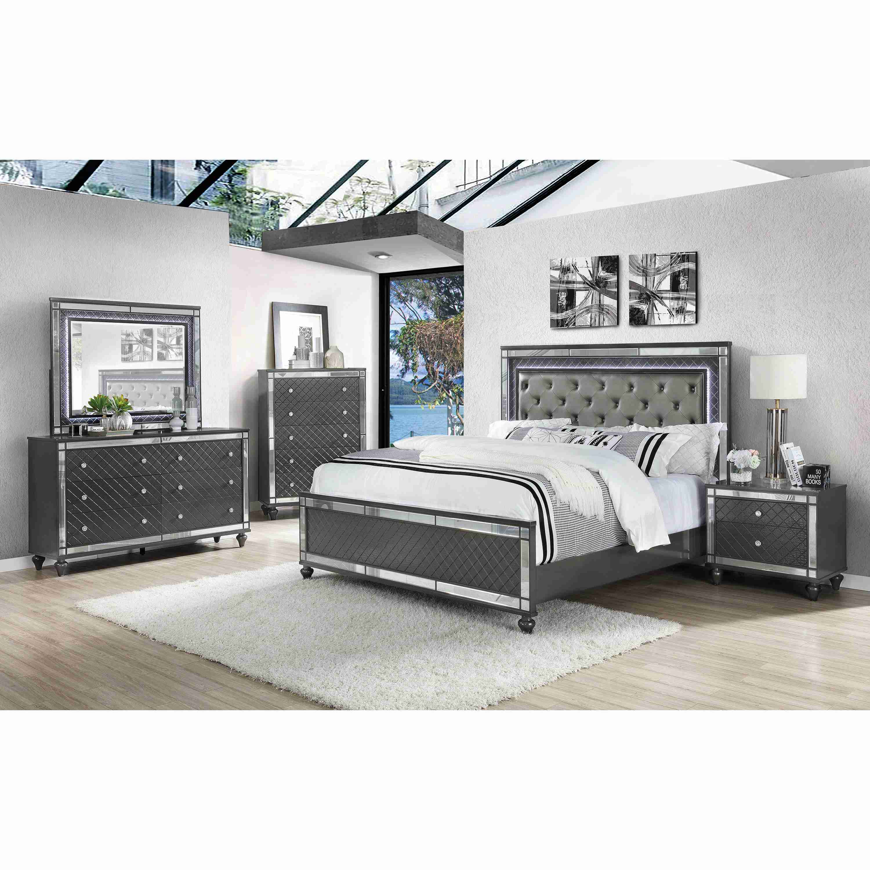 Crown Mark Refino B1670-2N Nightstand - Image 2