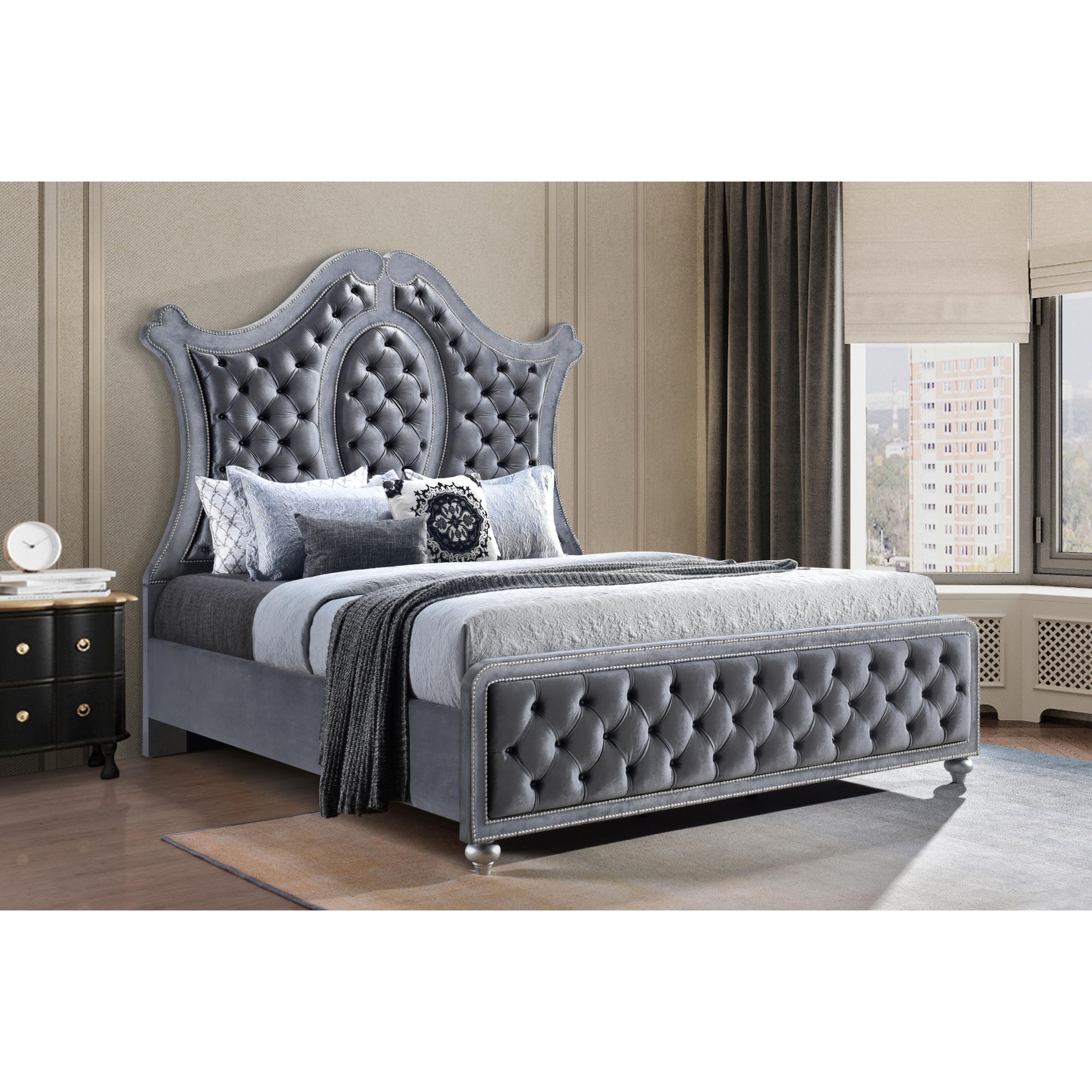 Crown Mark Cameo B2100-K King Bed - Image 2