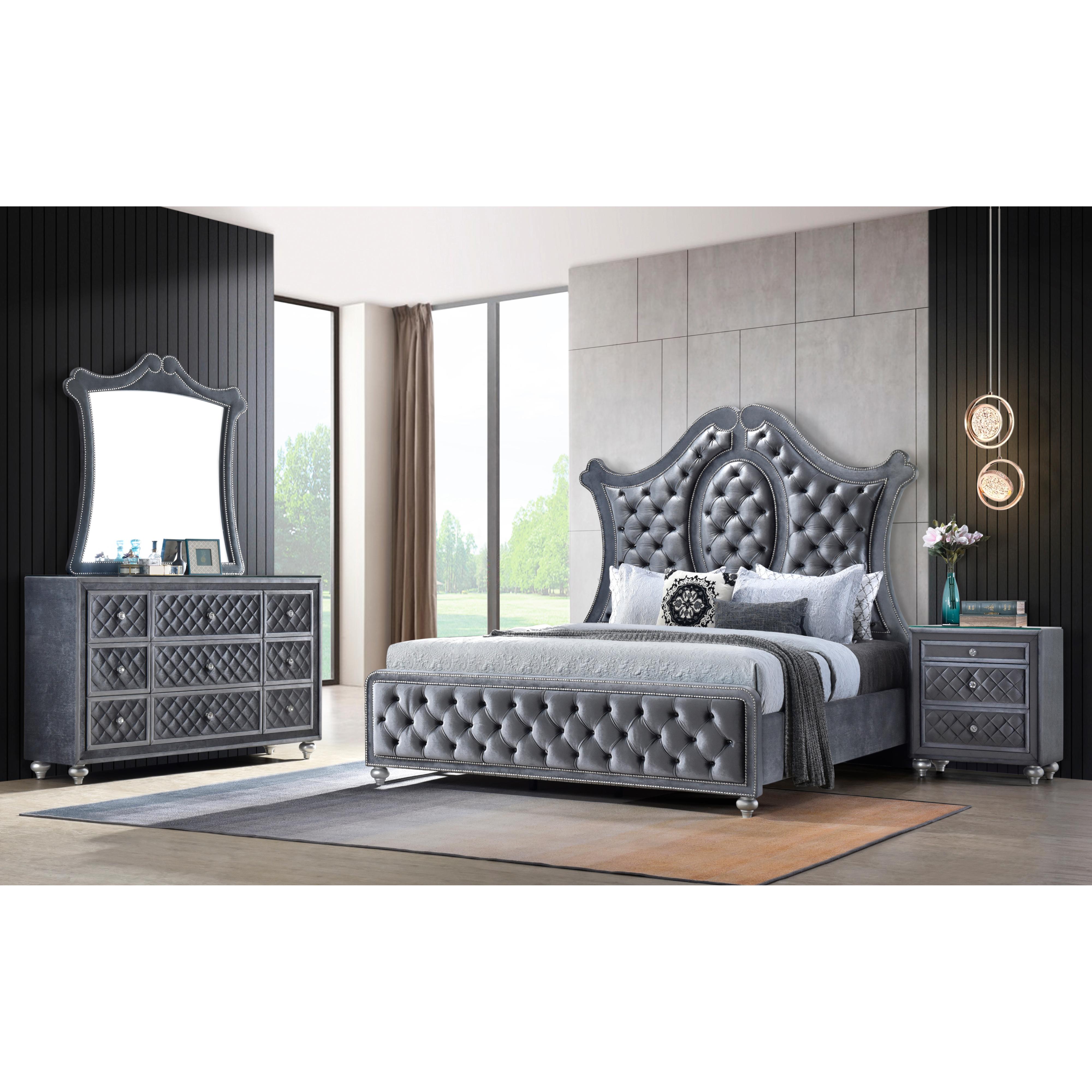 Crown Mark Cameo B2100-K King Bed - Image 3
