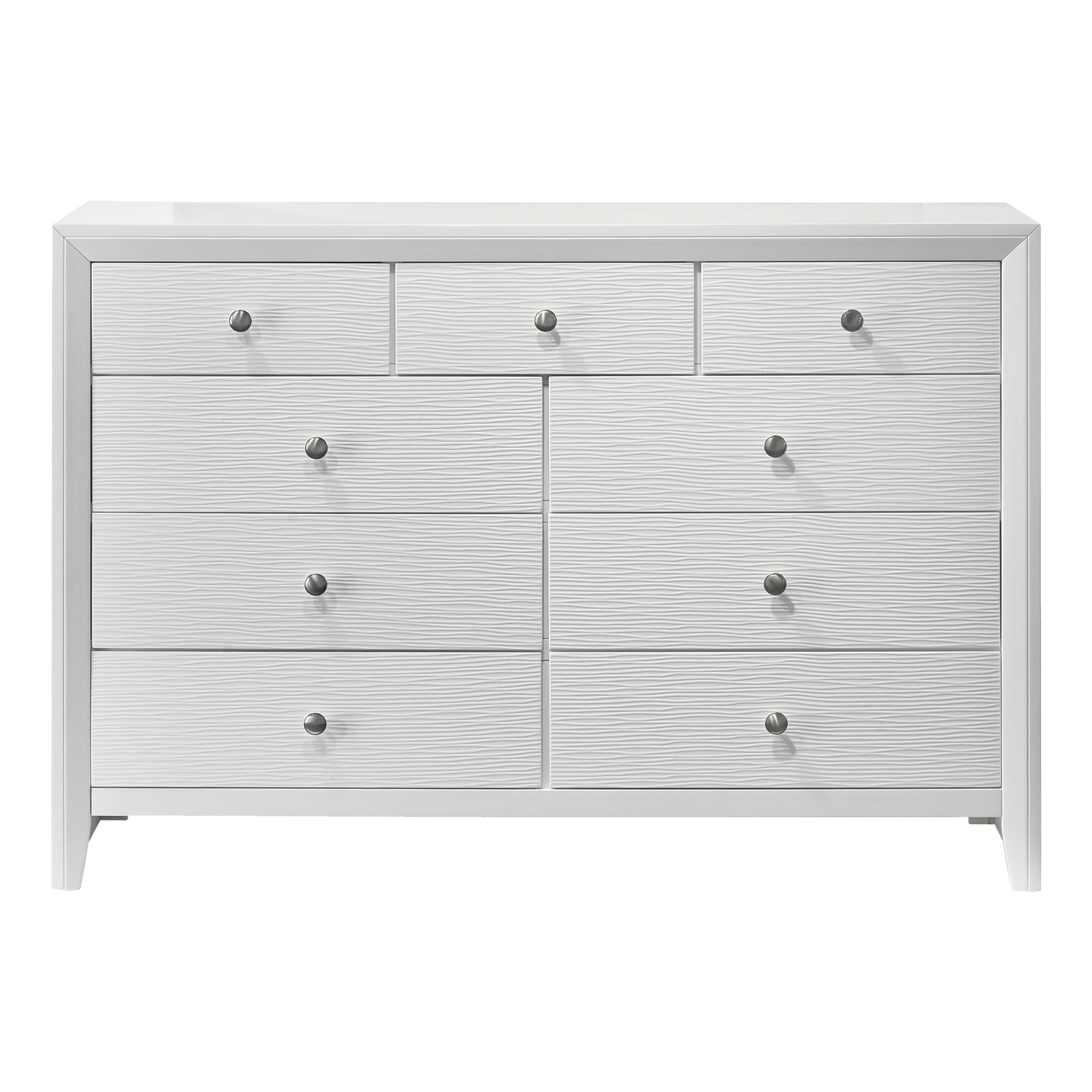 Crown Mark Evan B4710-1 Dresser - White - Image 1