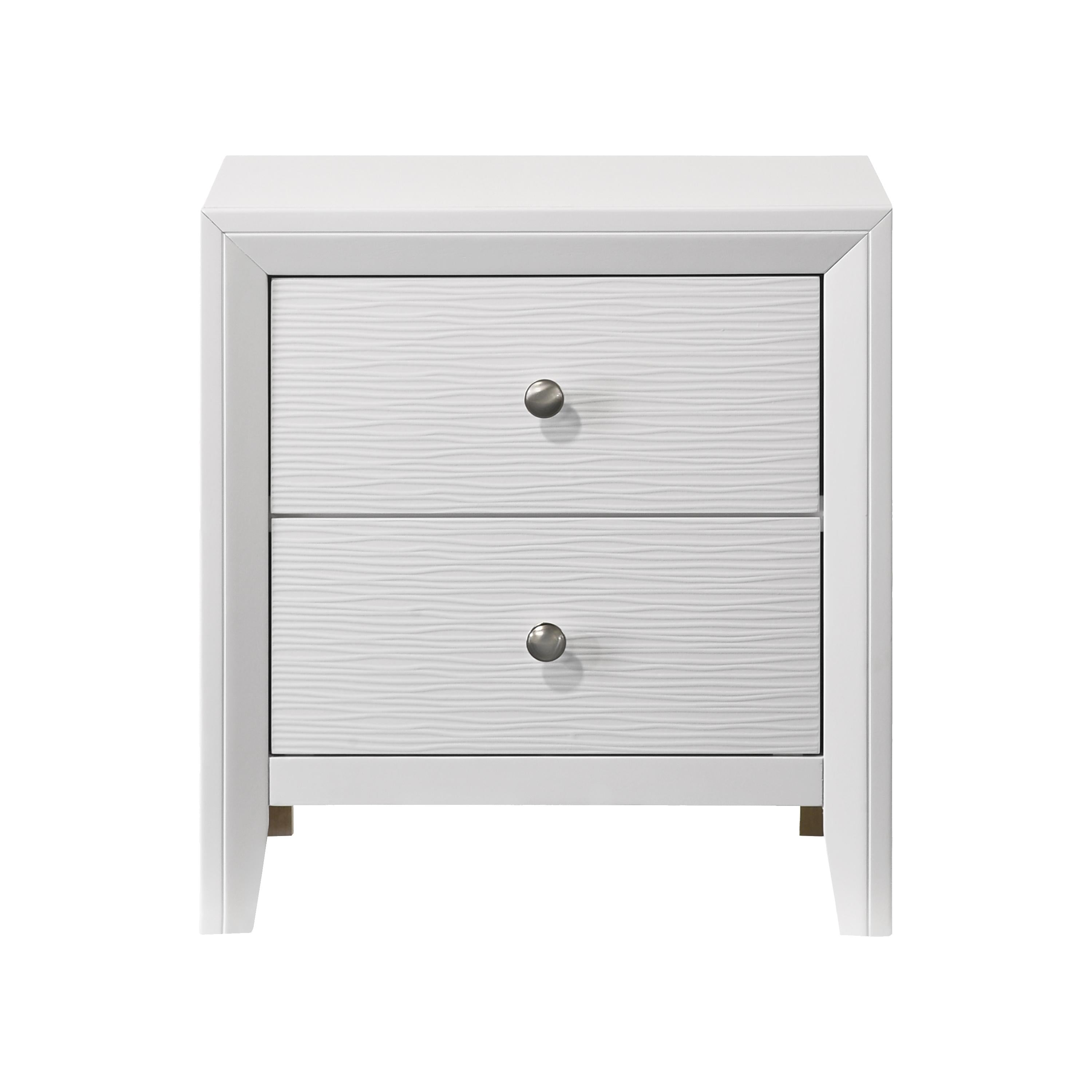Crown Mark Evan B4710-2 Nightstand - White - Image 1