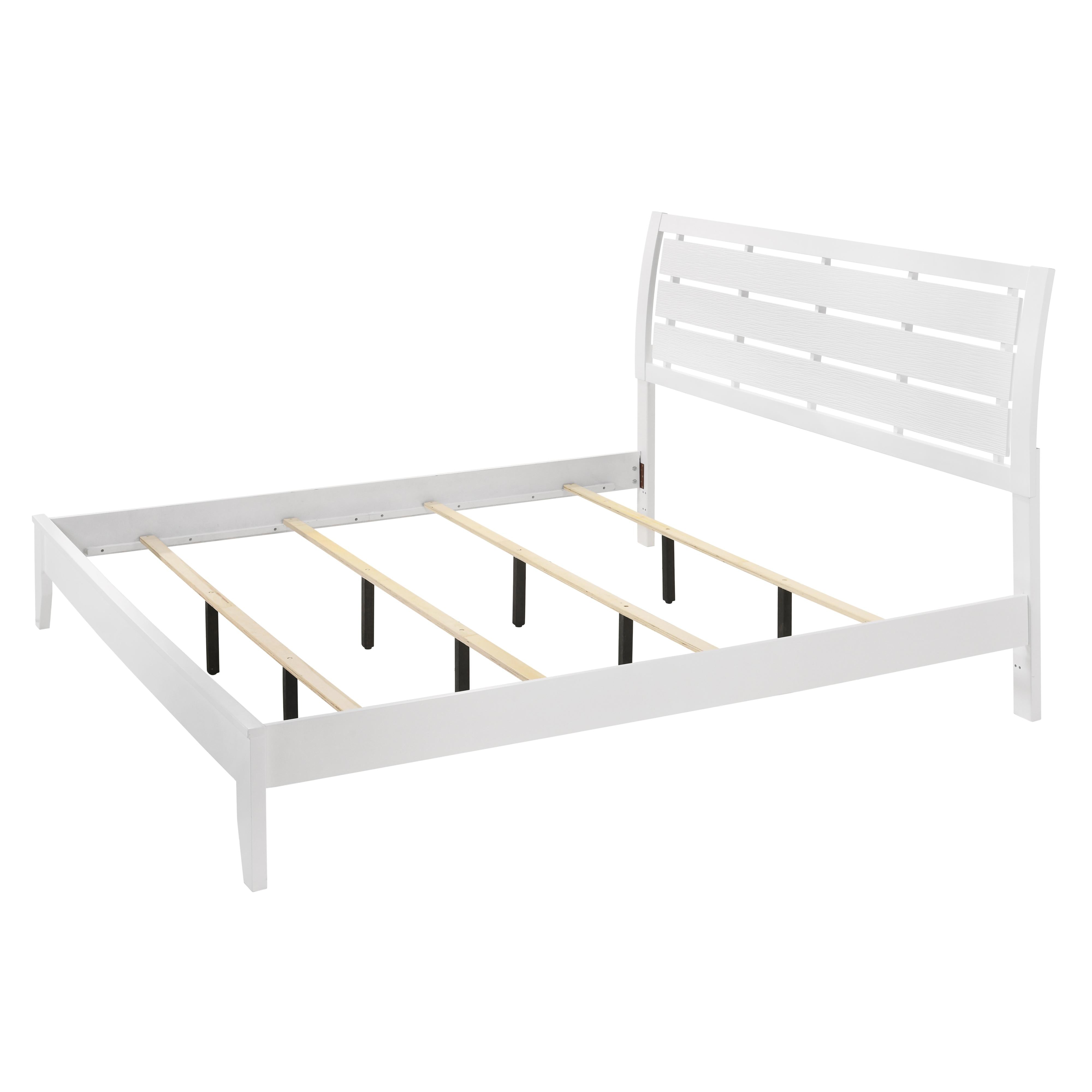 Crown Mark Evan B4710-K King Bed - White - Image 1