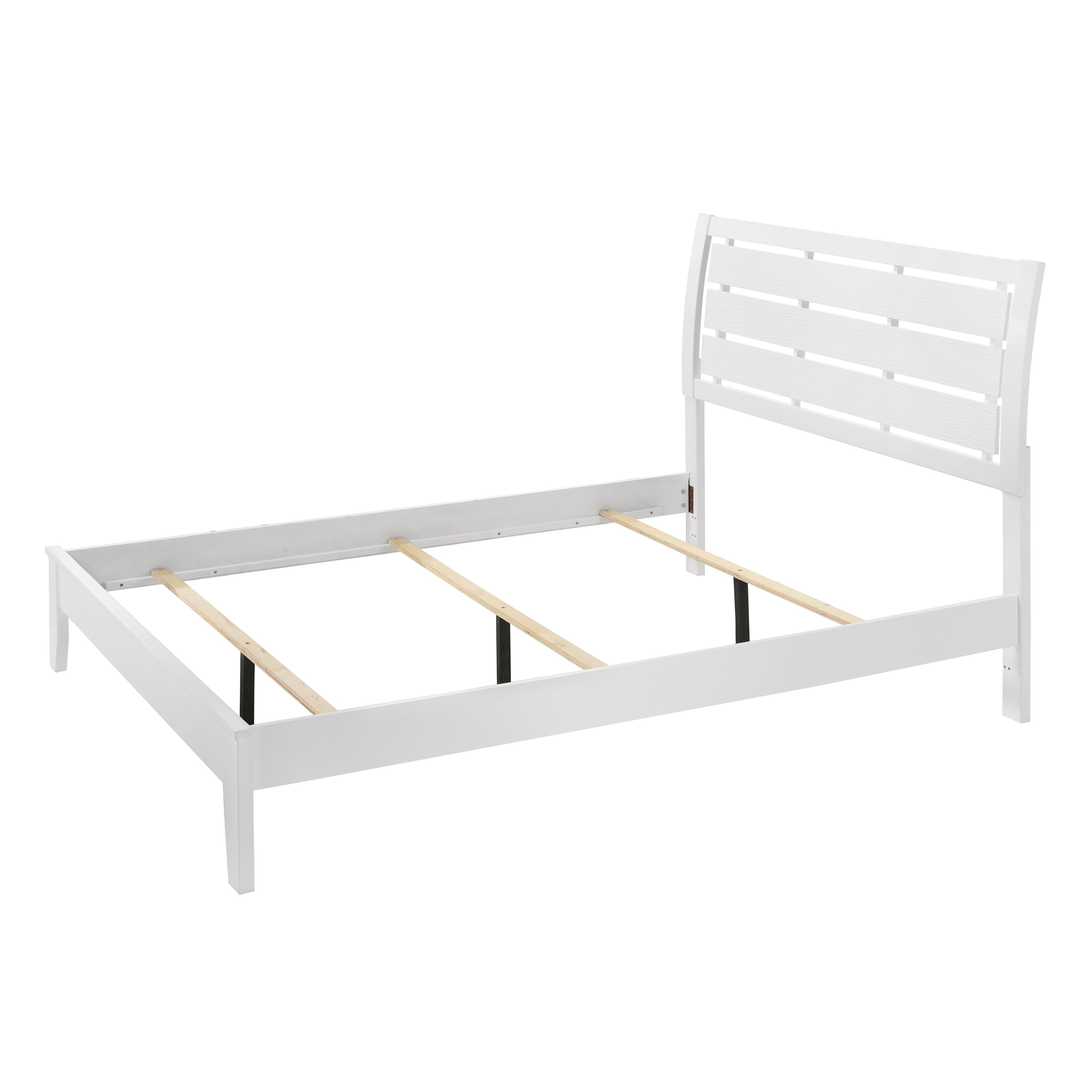 Crown Mark Evan B4710-Q Queen Bed - White - Image 1