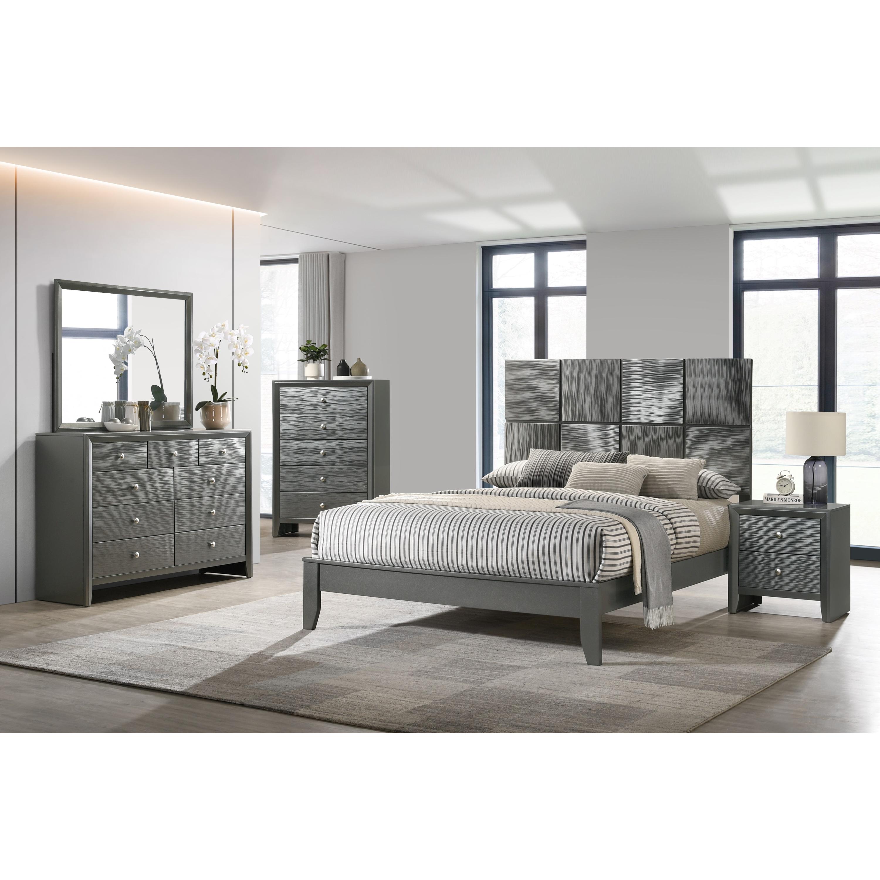 Crown Mark Denker B4715-1 Dresser - Gunmetal - Image 2