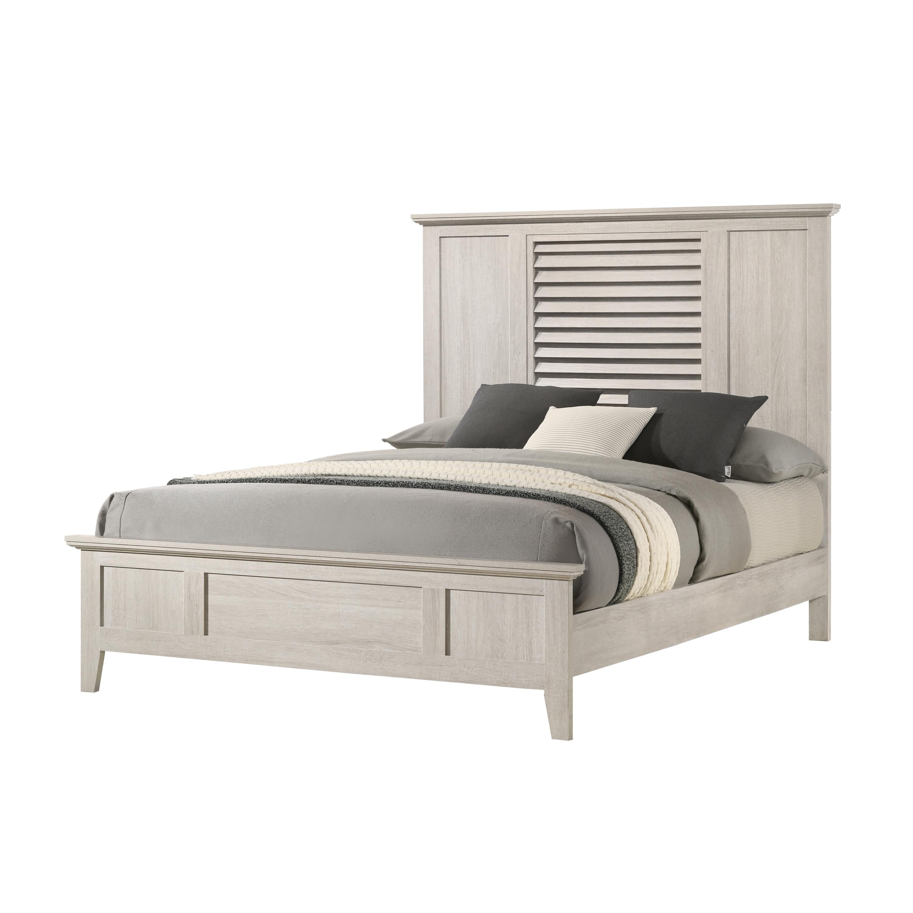 Crown Mark Sarter B4740-K King Bed - White - Image 1