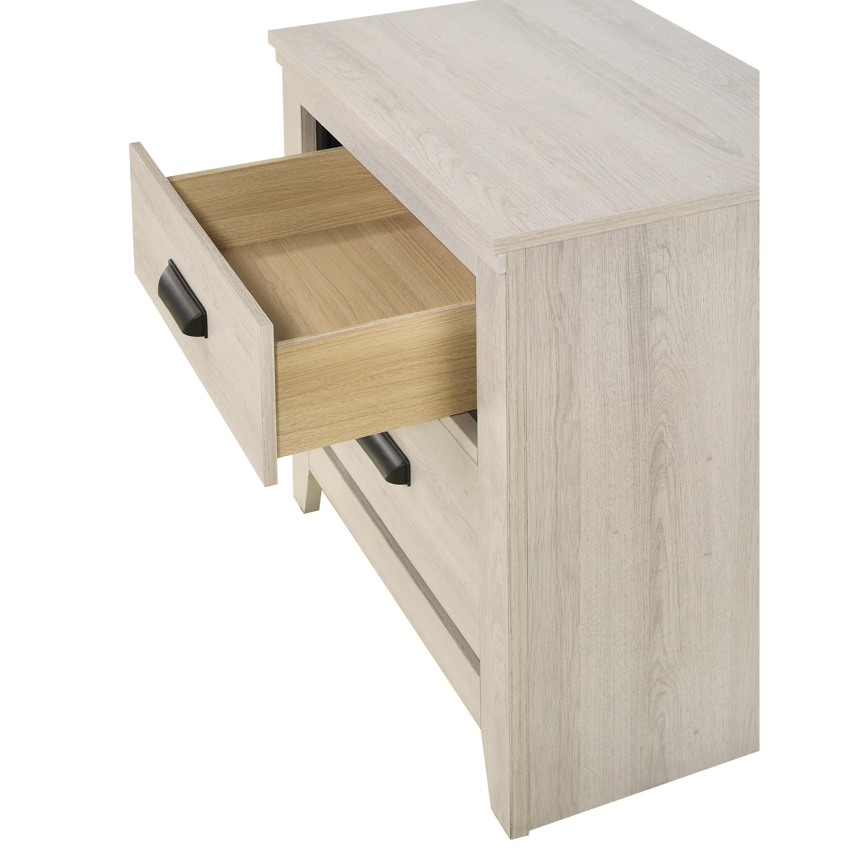 Crown Mark Carter B6810-2 Nightstand - White - Image 2