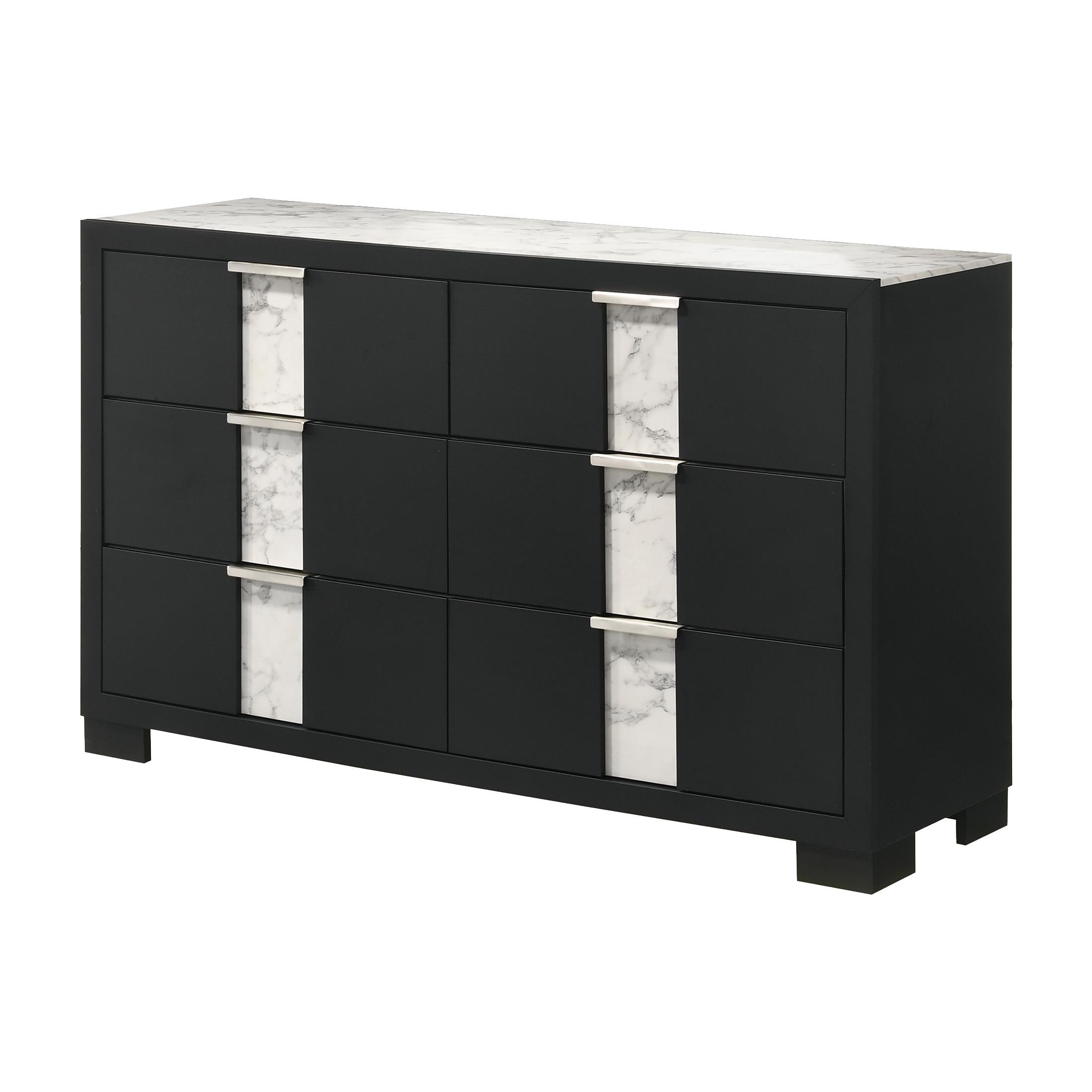 Crown Mark Rangley B6835-1 Dresser - Black - Image 1
