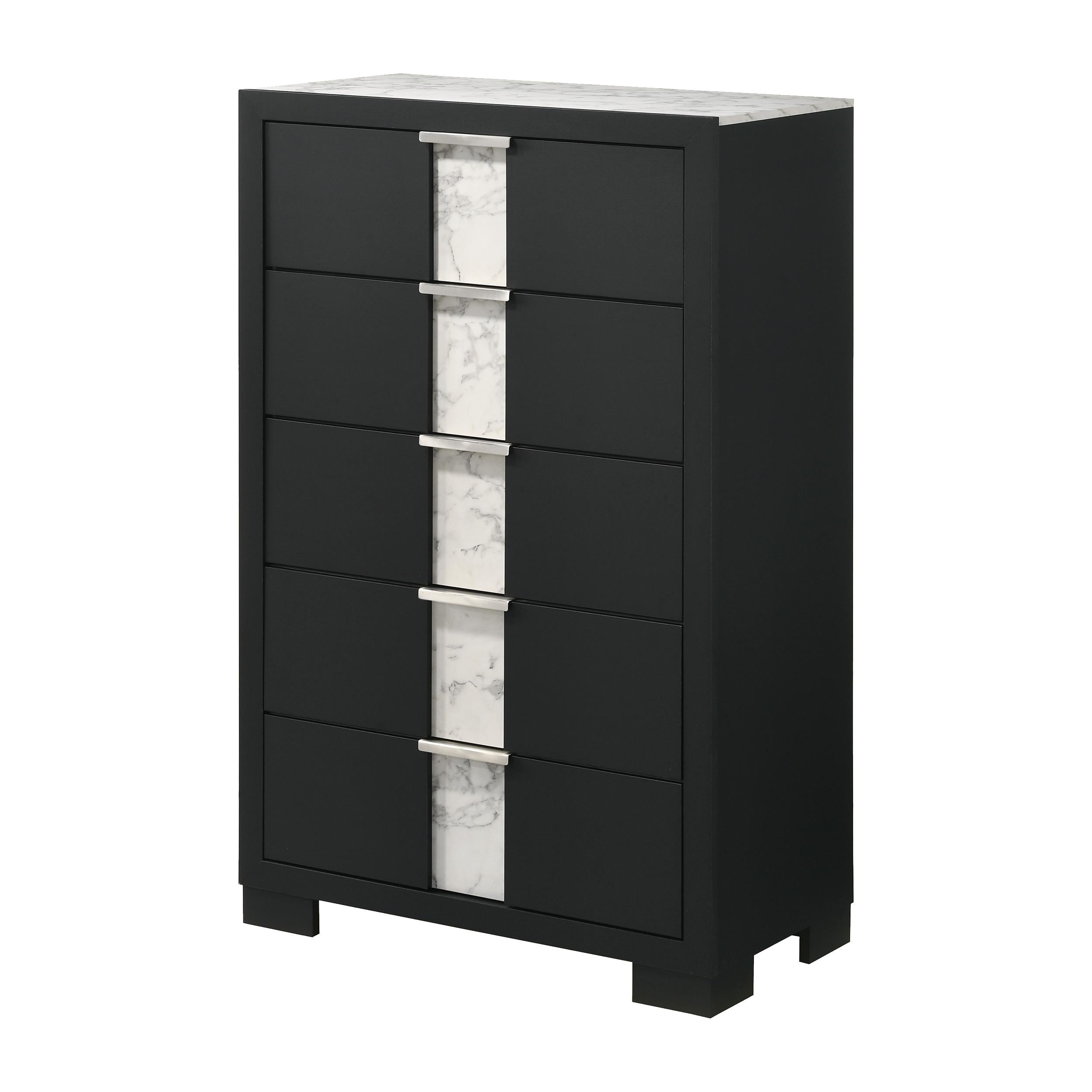 Crown Mark Rangley B6835-4 Chest - Black - Image 1