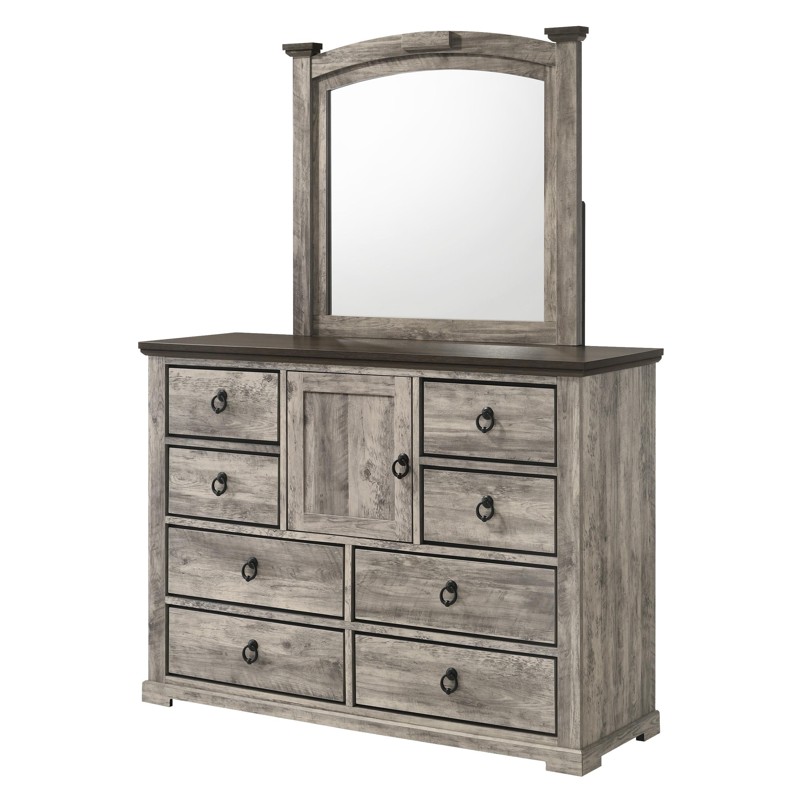 Crown Mark Ella Mae B6840-11 Dresser Mirror - Image 3