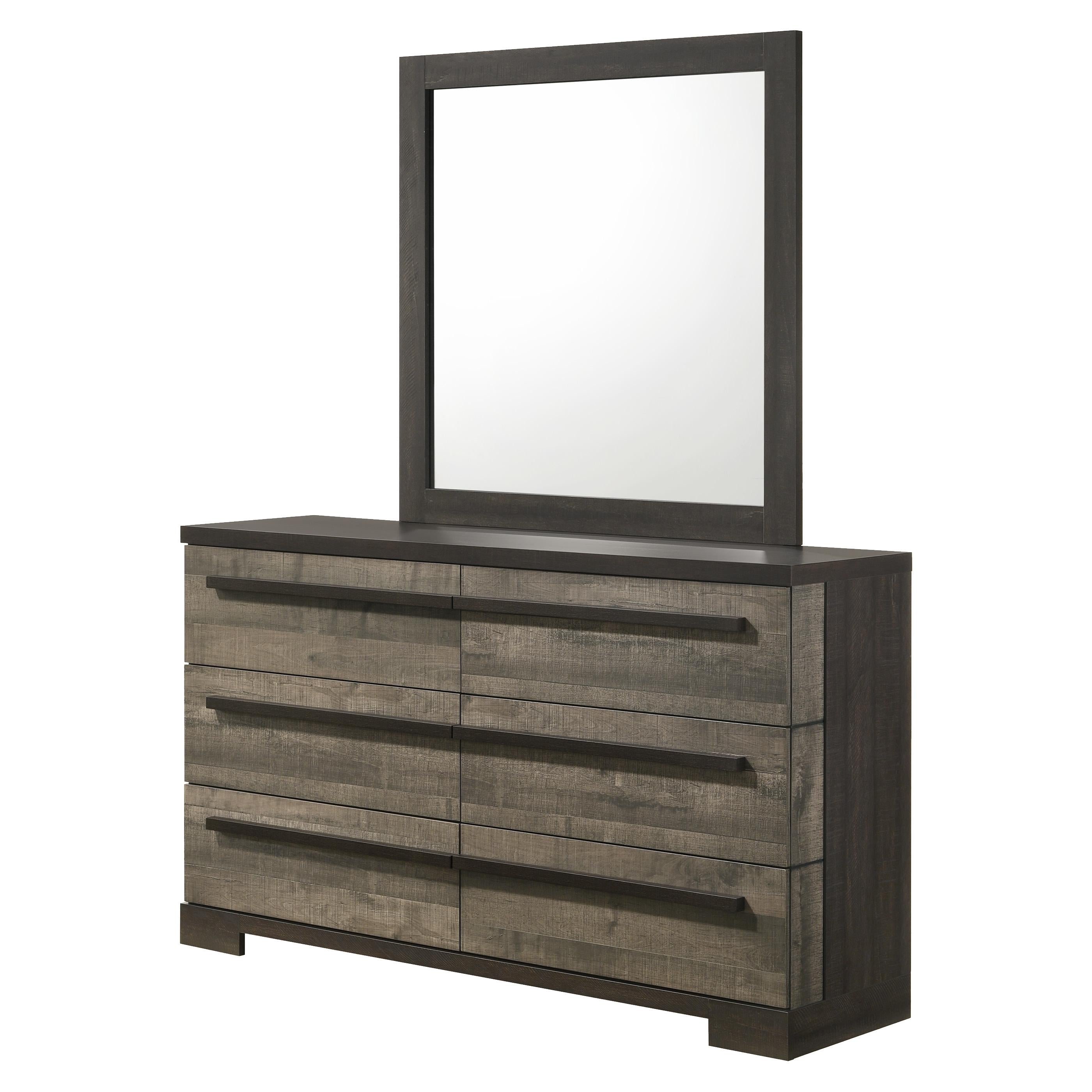 Crown Mark Remington B8160-11 Dresser Mirror - Brown - Image 3