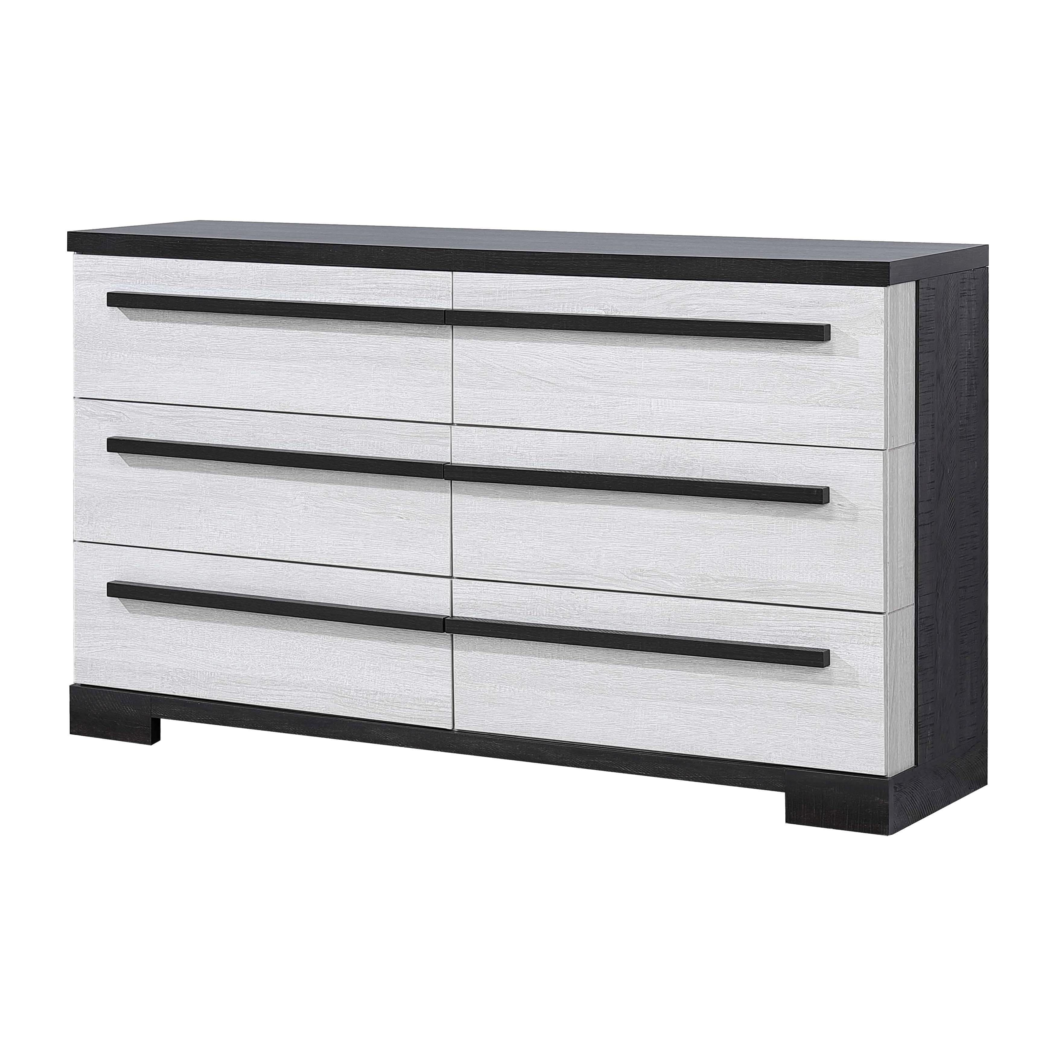 Crown Mark Remington B8162-1 Dresser - Black/White - Image 1
