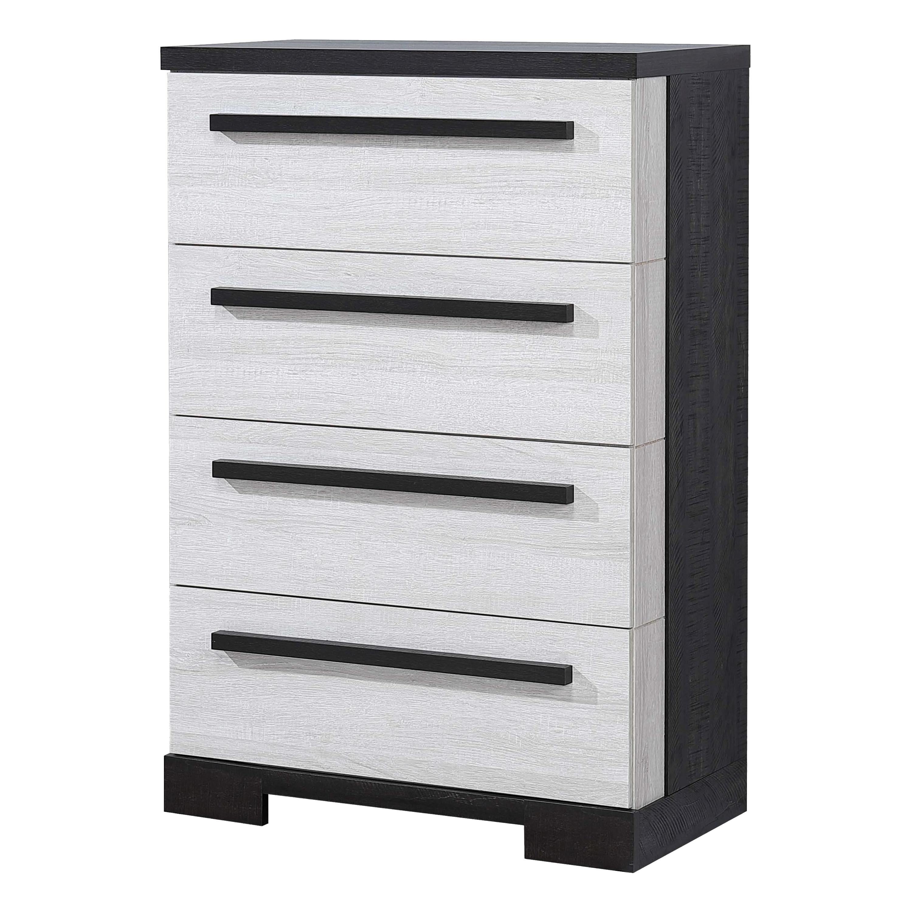 Crown Mark Remington B8162-4 Chest - Black/White - Image 1