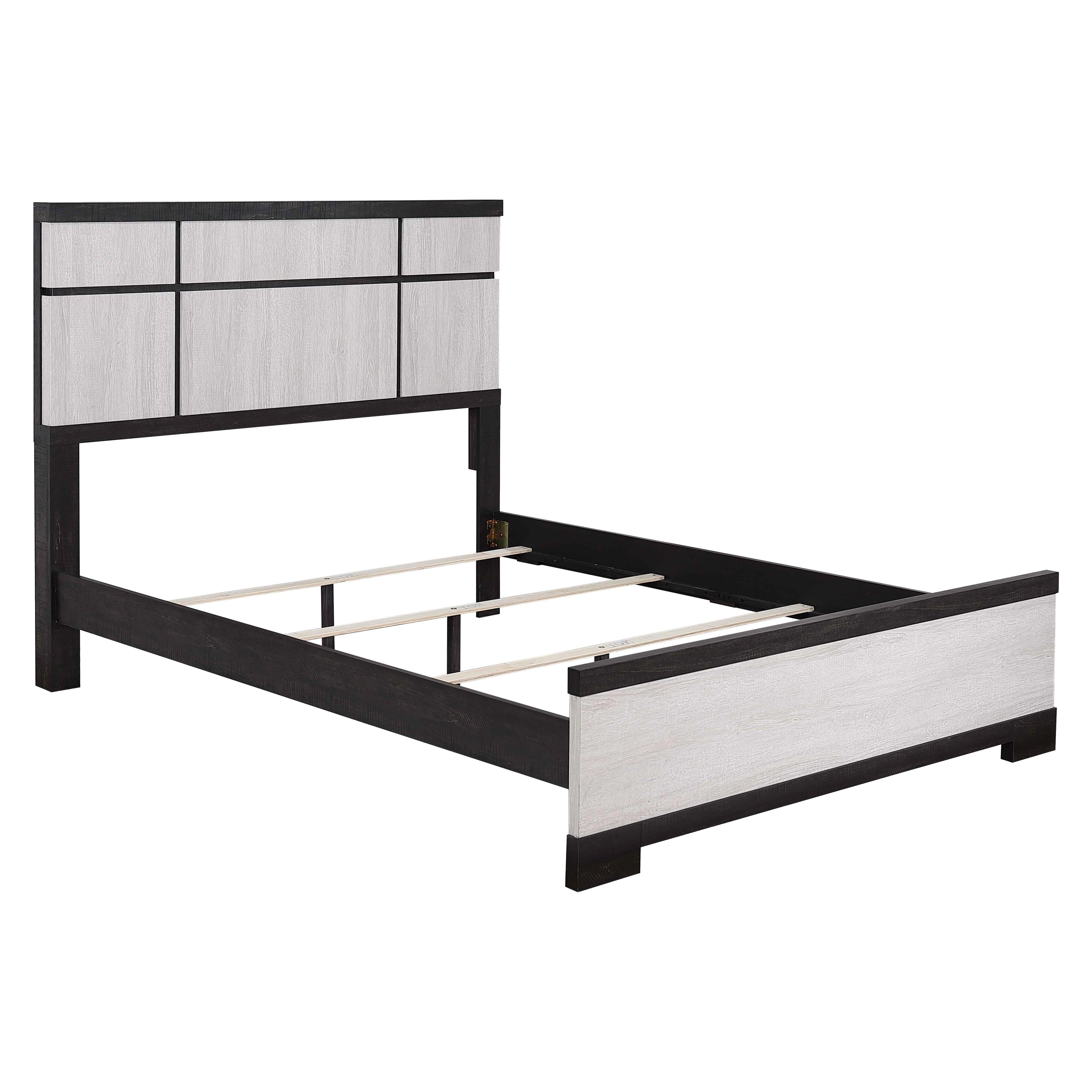 Crown Mark Remington B8162-K King Bed - Black/White - Image 3