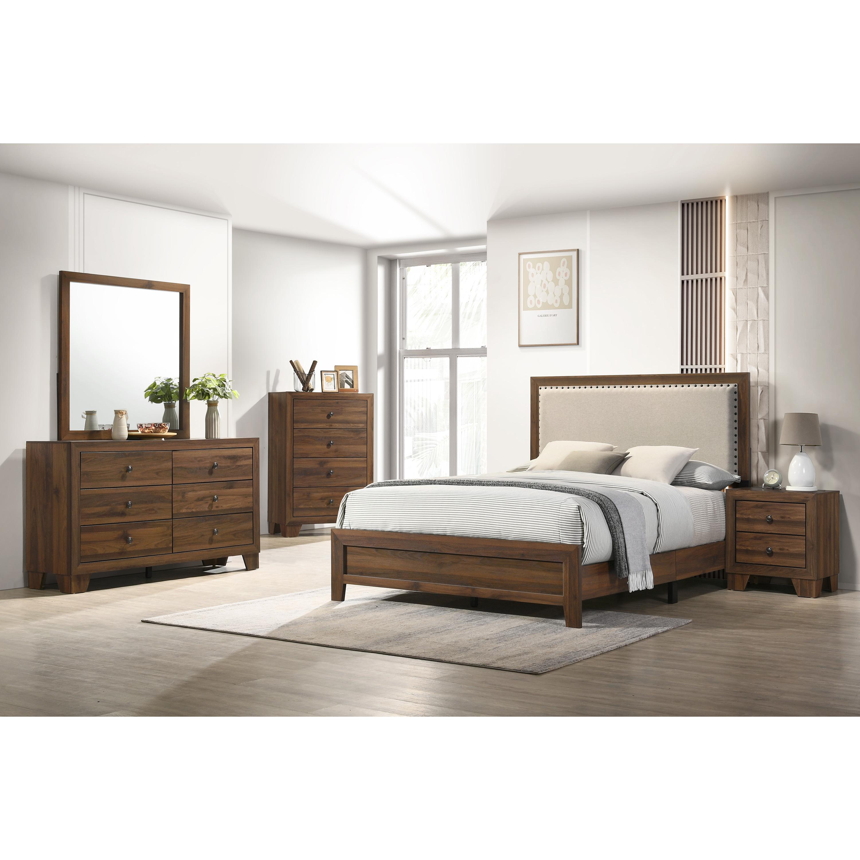 Crown Mark Millie B9255-K-BED King Upholstered Bed - Image 2