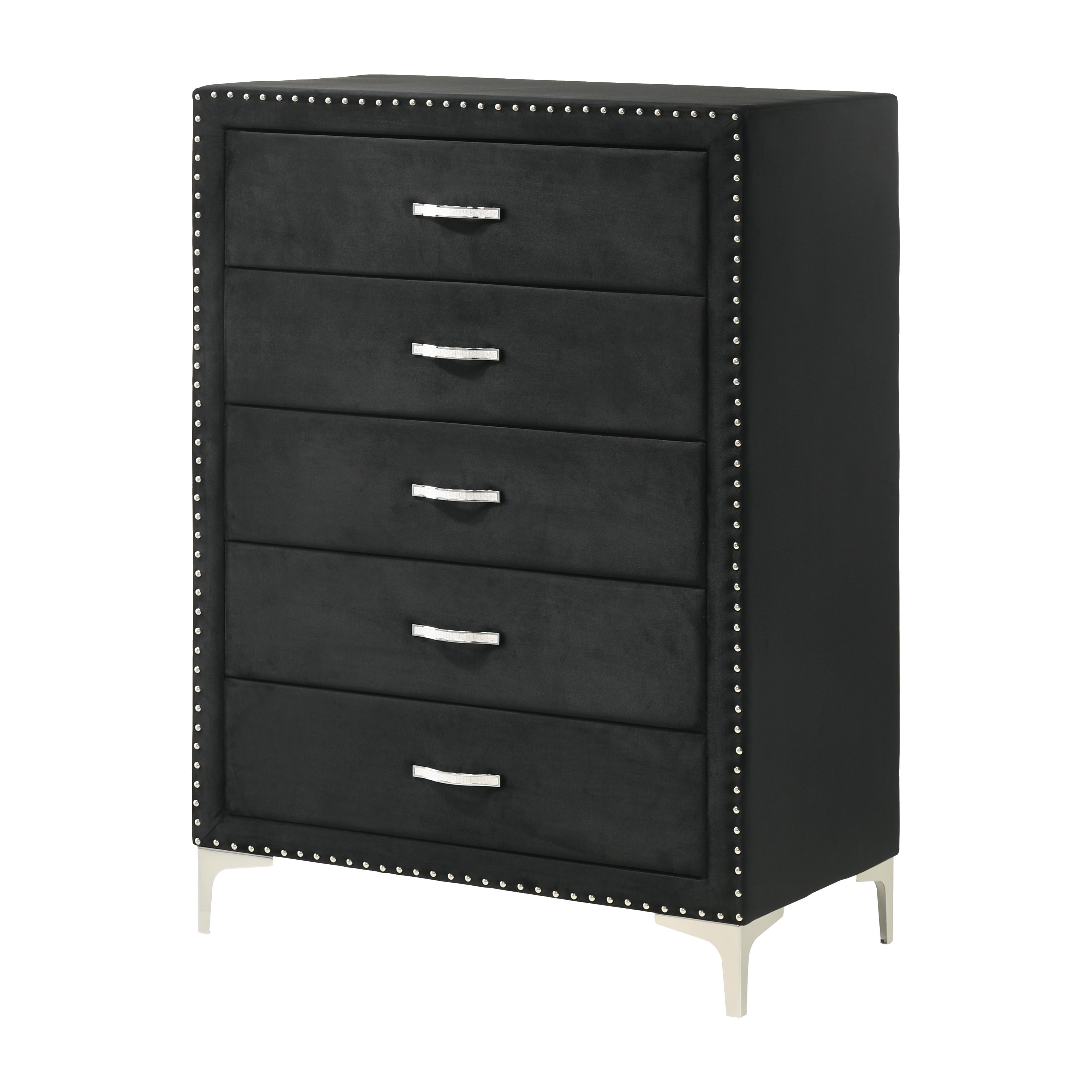 Crown Mark Lucinda B9265-4 Chest - Black - Image 1
