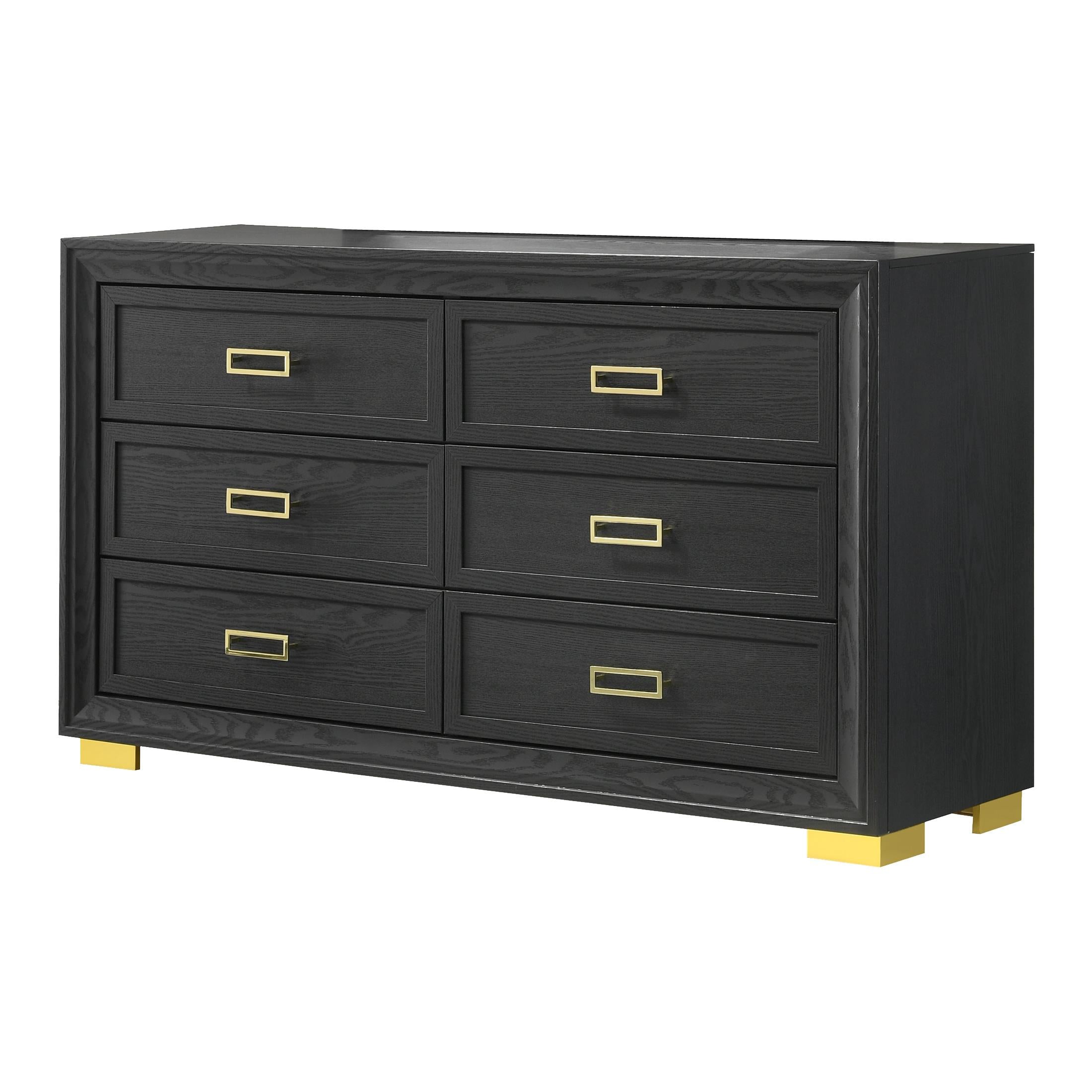 Crown Mark Pepe B9290-1 Dresser - Black - Image 1
