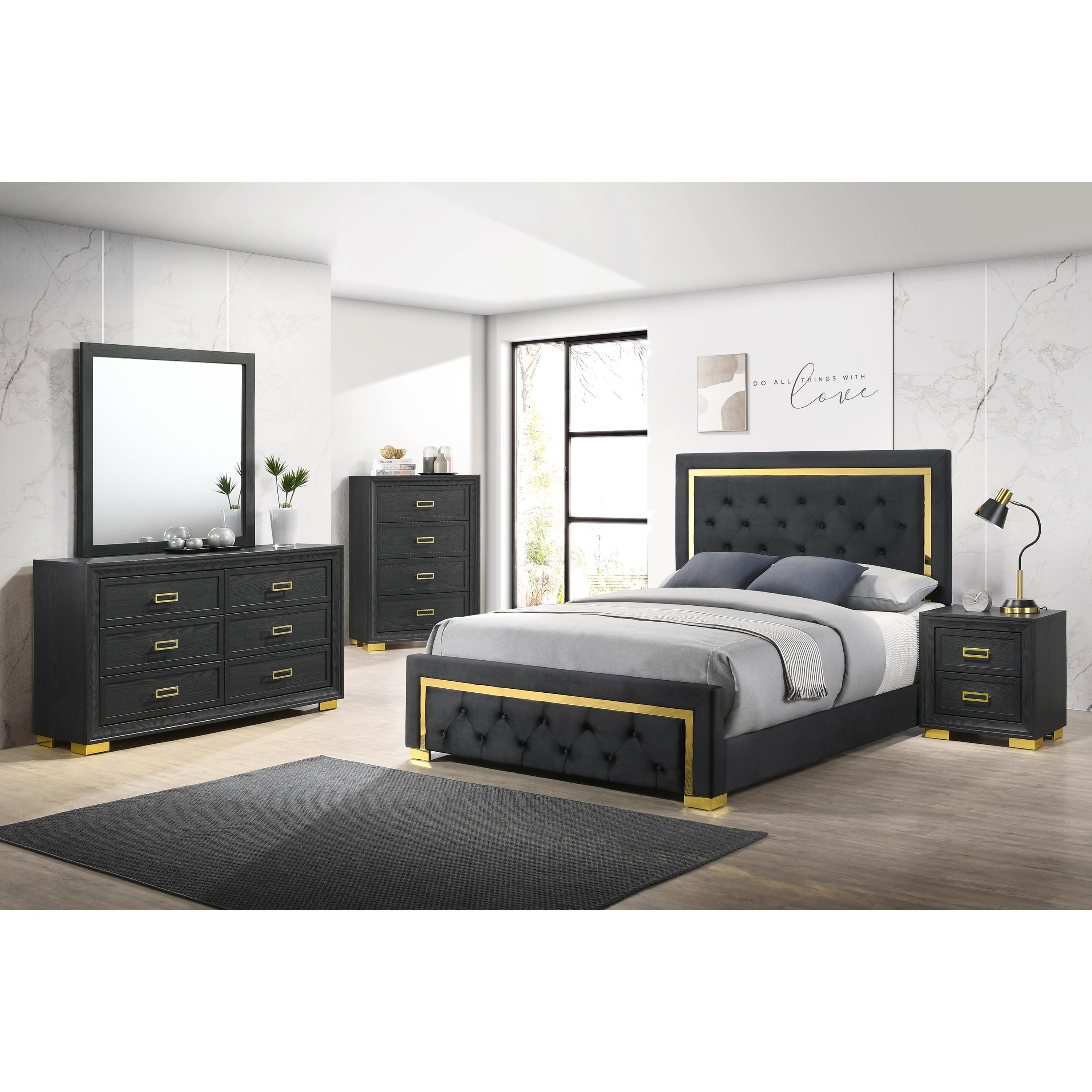 Crown Mark Pepe B9290-1 Dresser - Black - Image 2