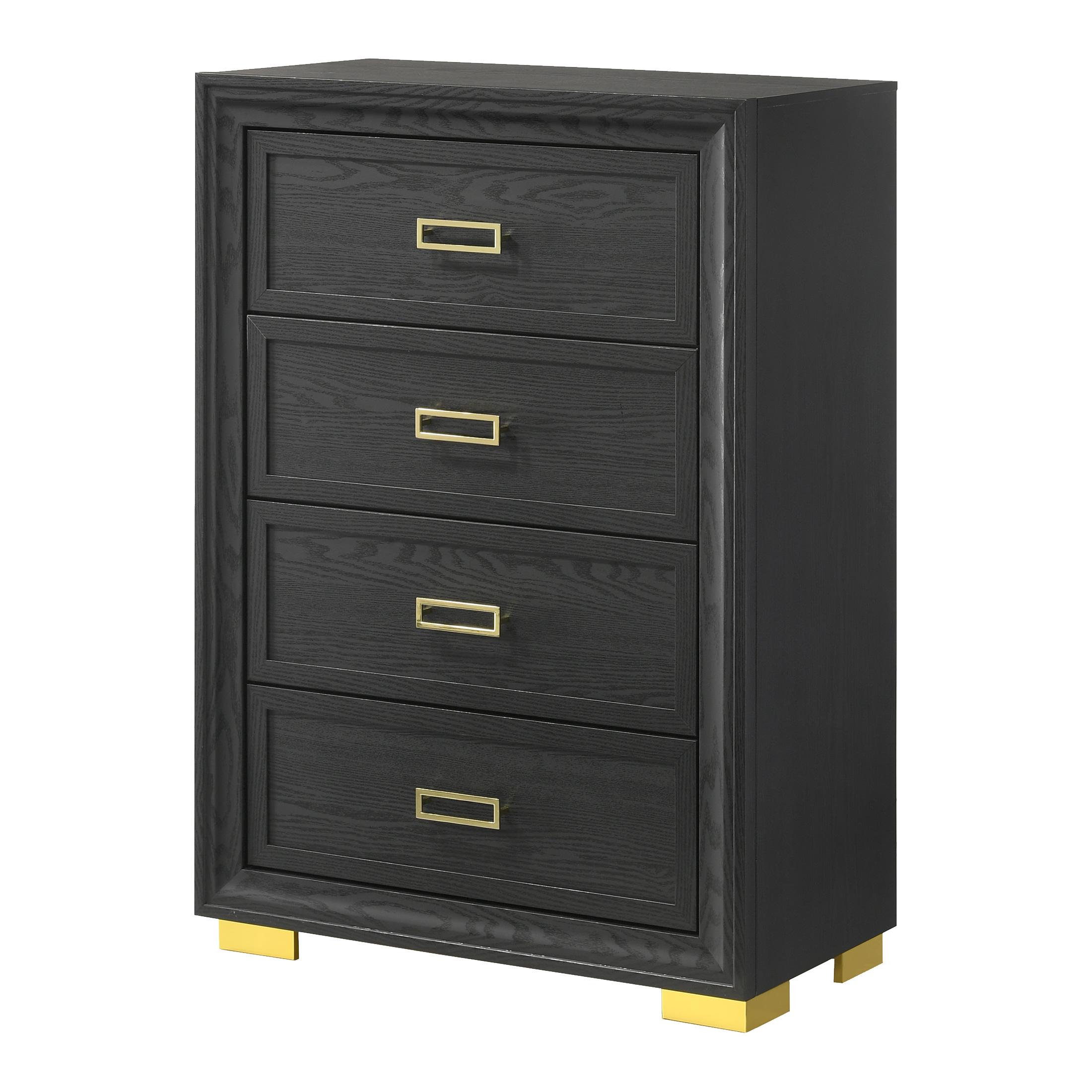 Crown Mark Pepe B9290-4 Chest - Black - Image 1