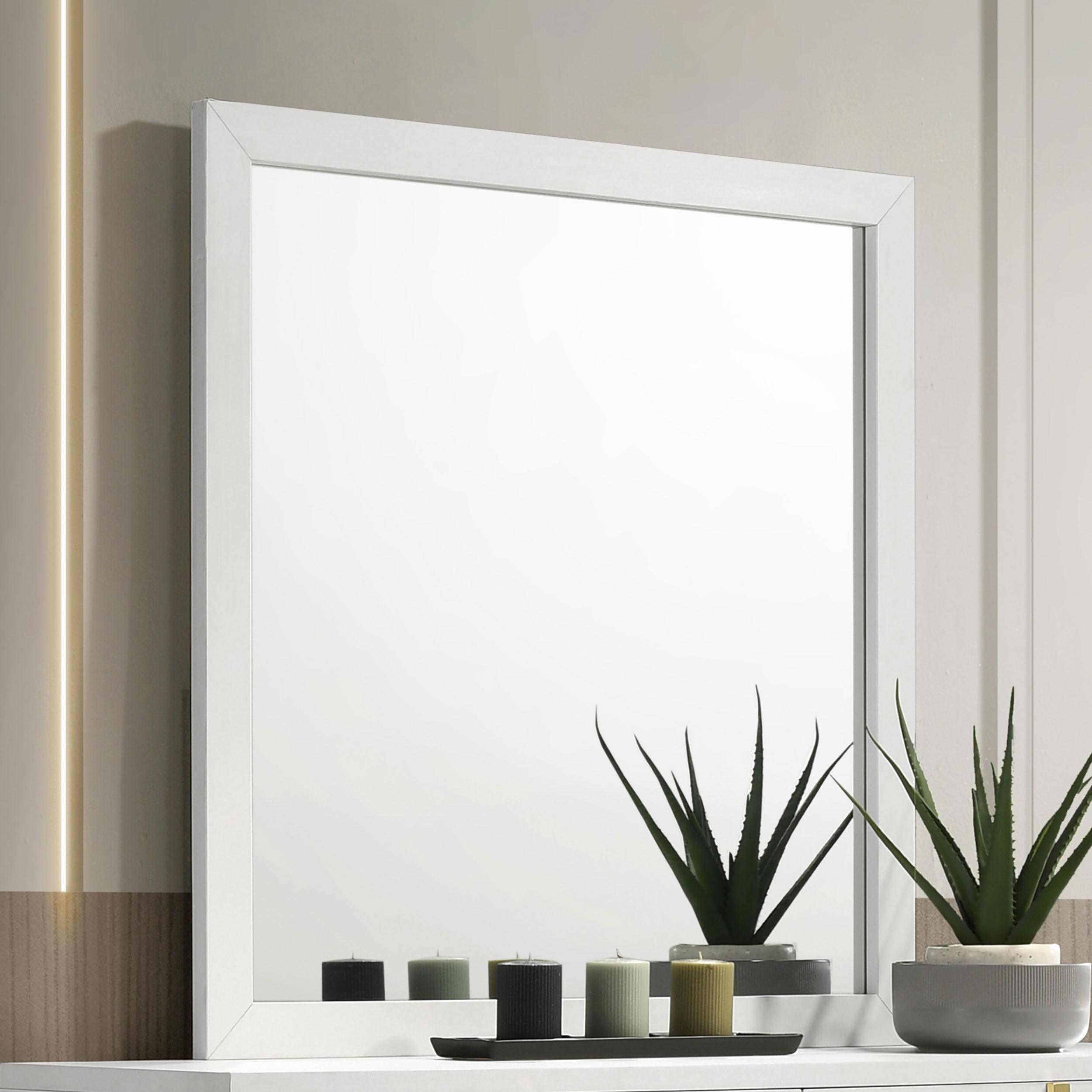 Coaster Furniture Marceline 222934 Dresser Mirror - White - Image 2