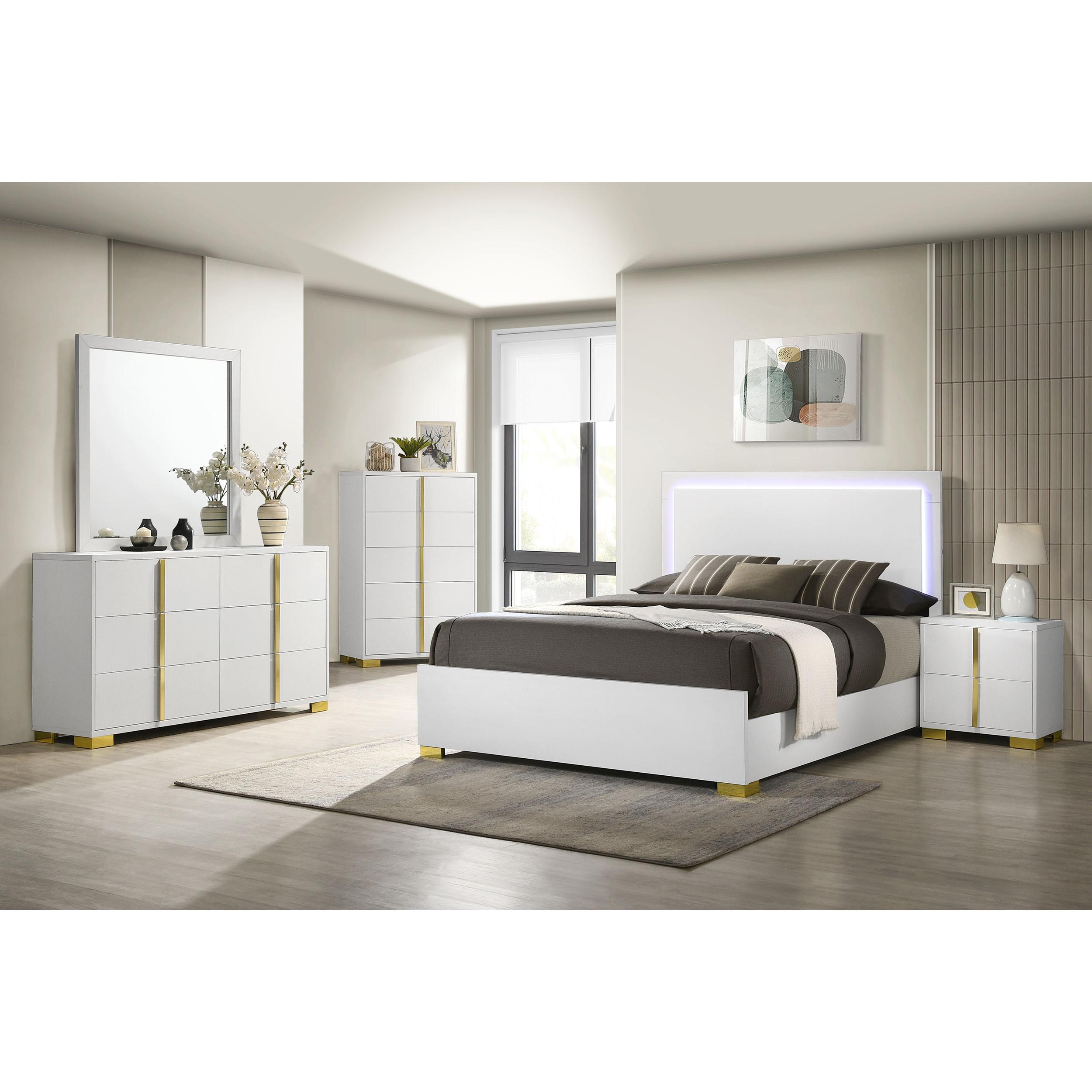 Coaster Furniture Marceline 222932 2-Drawer Nightstand - White - Image 3