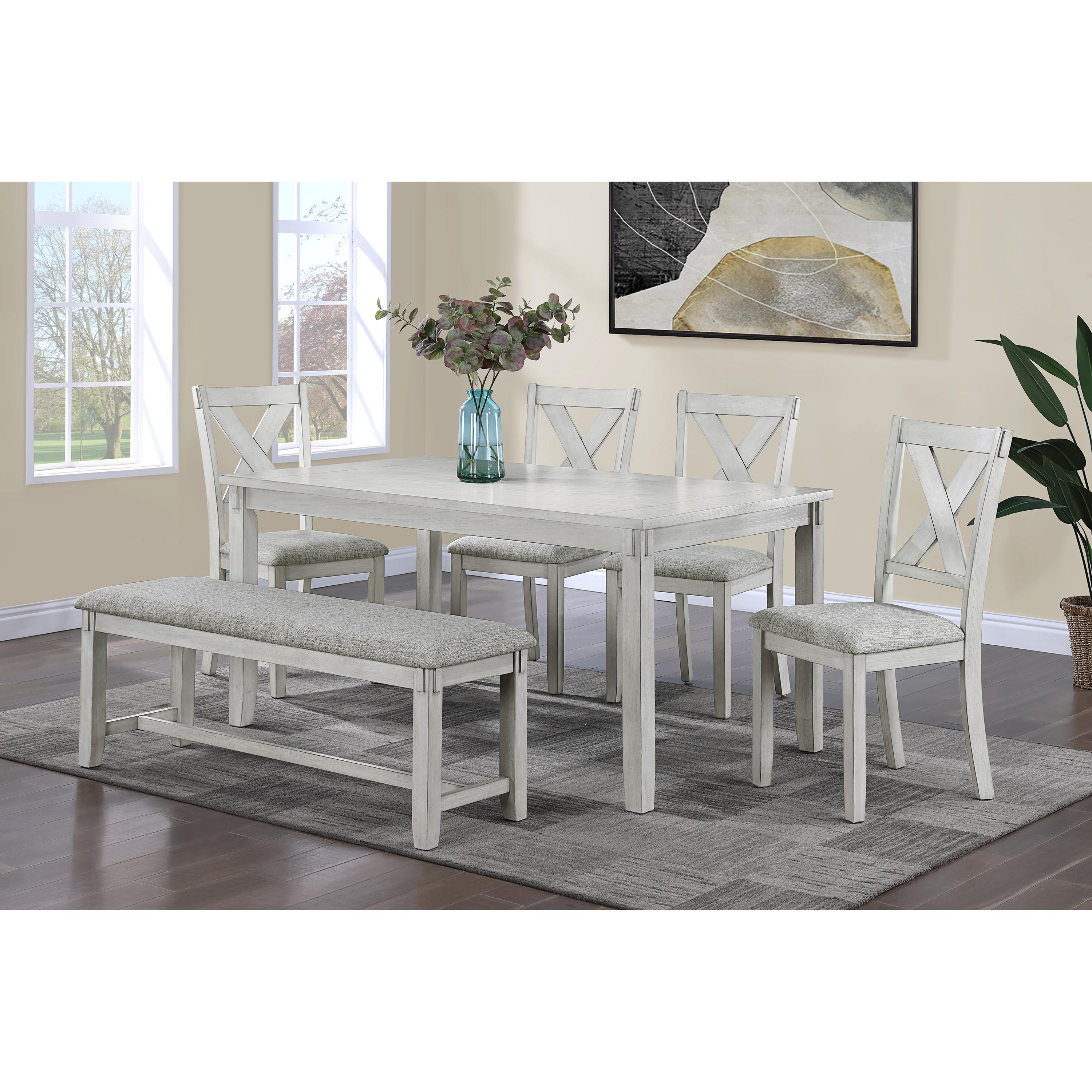 Crown Mark Clara 2321DW-BENCH Bench - Driftwood - Image 2