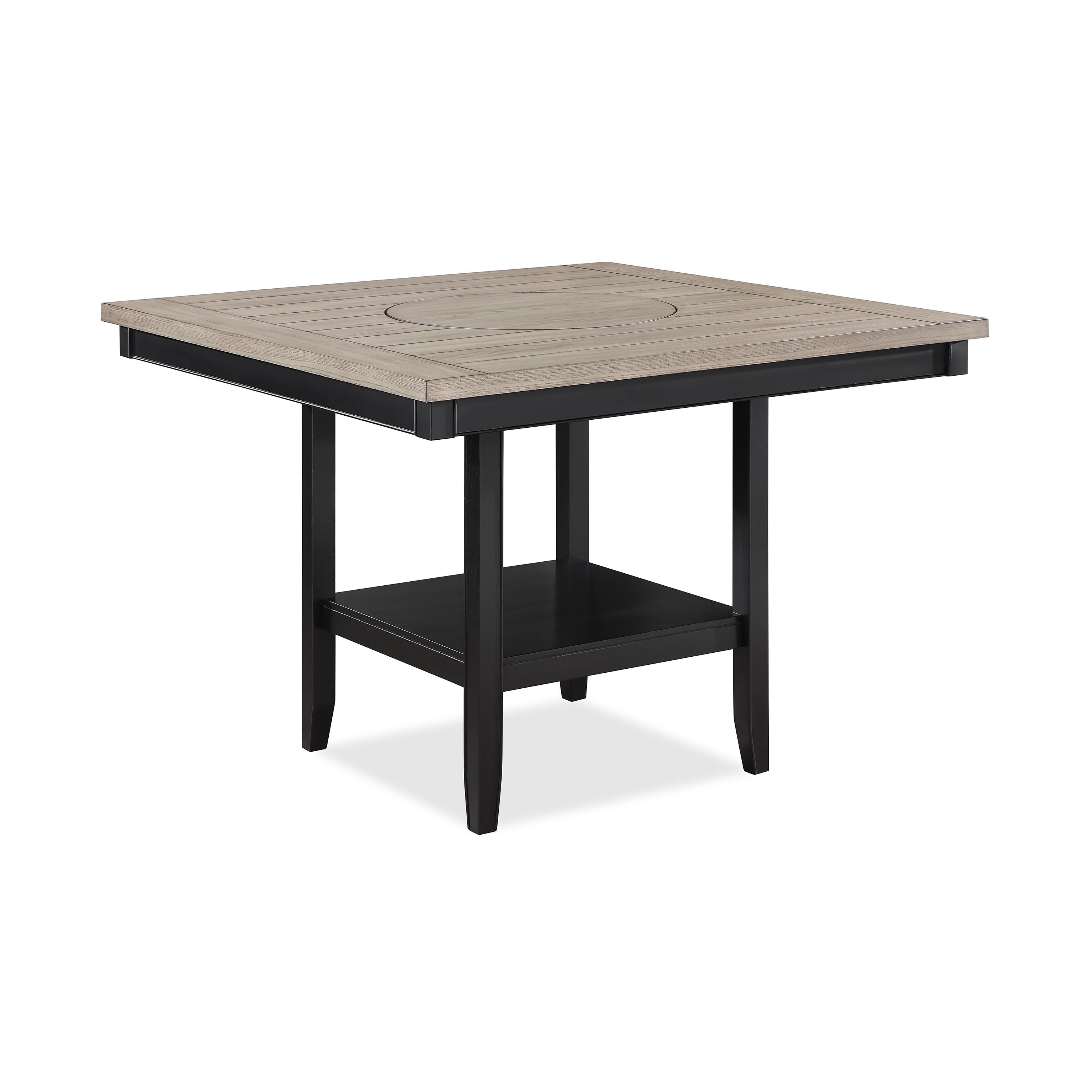 Crown Mark Fulton 2727LG-T-4848 Counter Height Table - Light Grey - Image 1