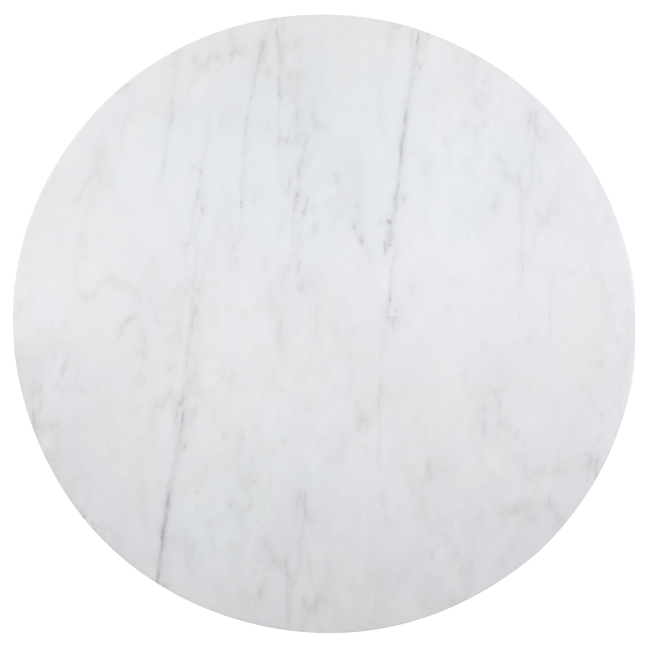 Coaster Furniture Ambrose 107600 Round 50-inch Marble Top Dining Table - Brushed Gold - Image 2