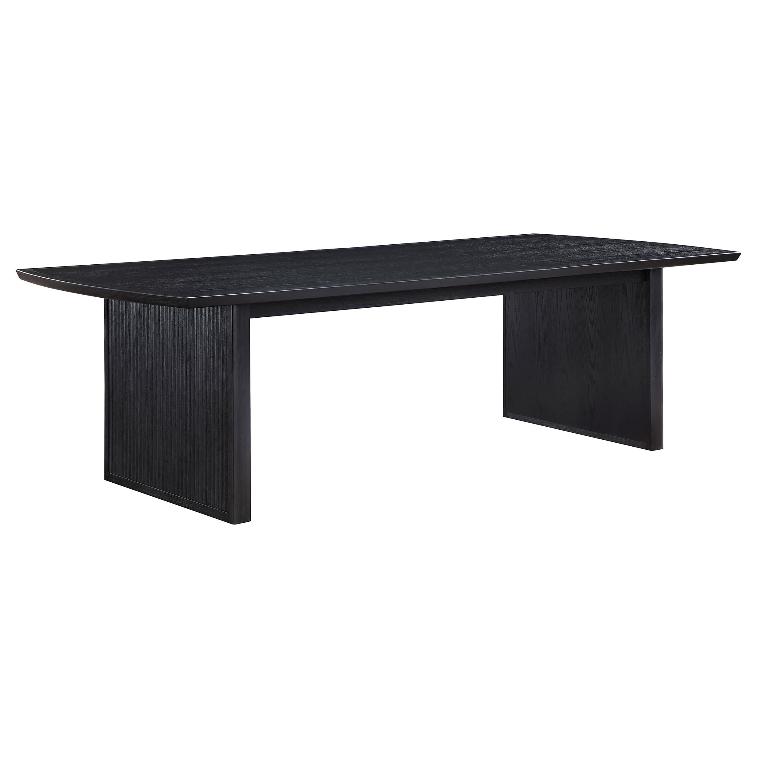 Coaster Furniture Brookmead 108231 100-inch Extension Leaf Dining Table - Black - Image 1