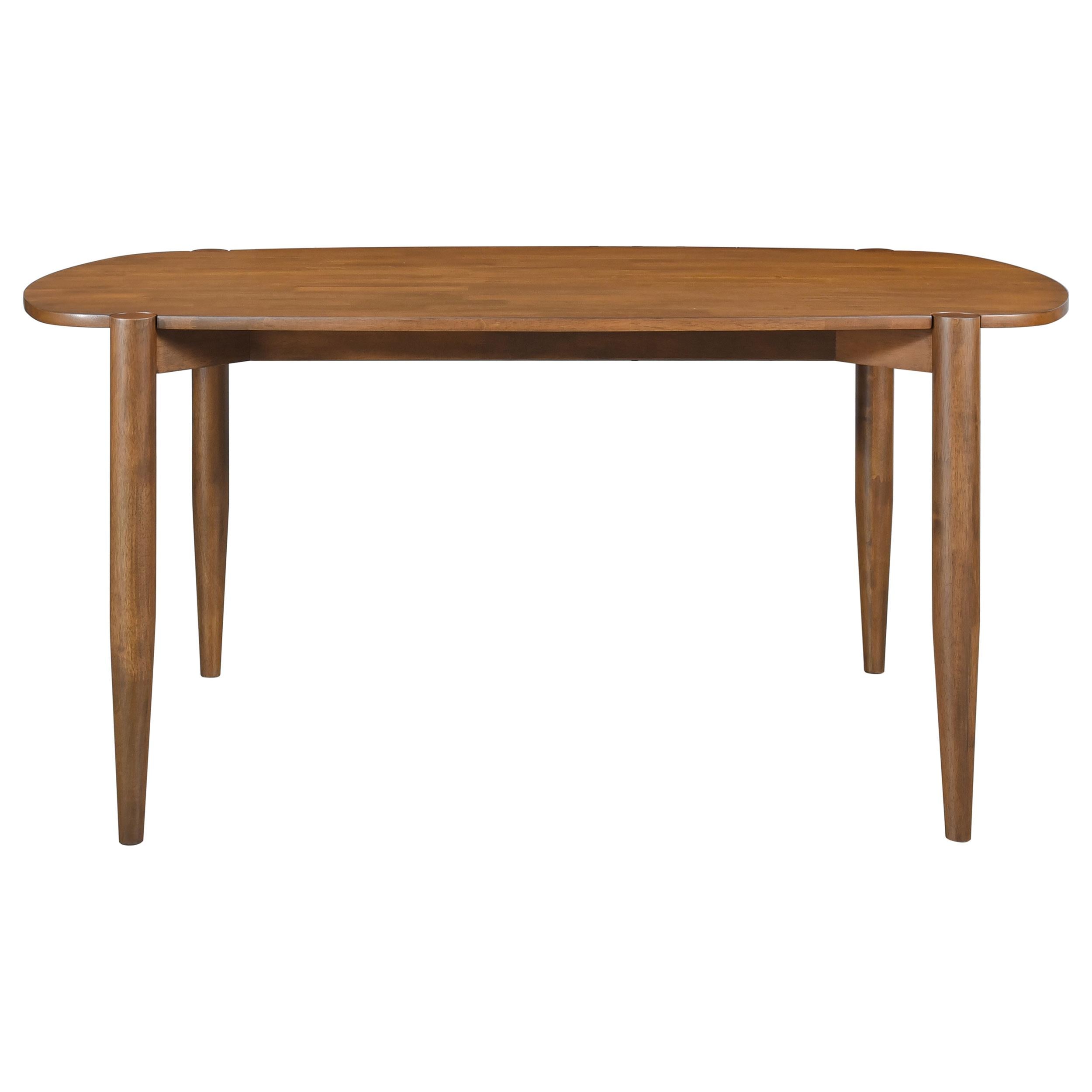 Coaster Furniture Dortch 108461 Oval 63-inch Solid Wood Dining Table - Walnut - Image 3
