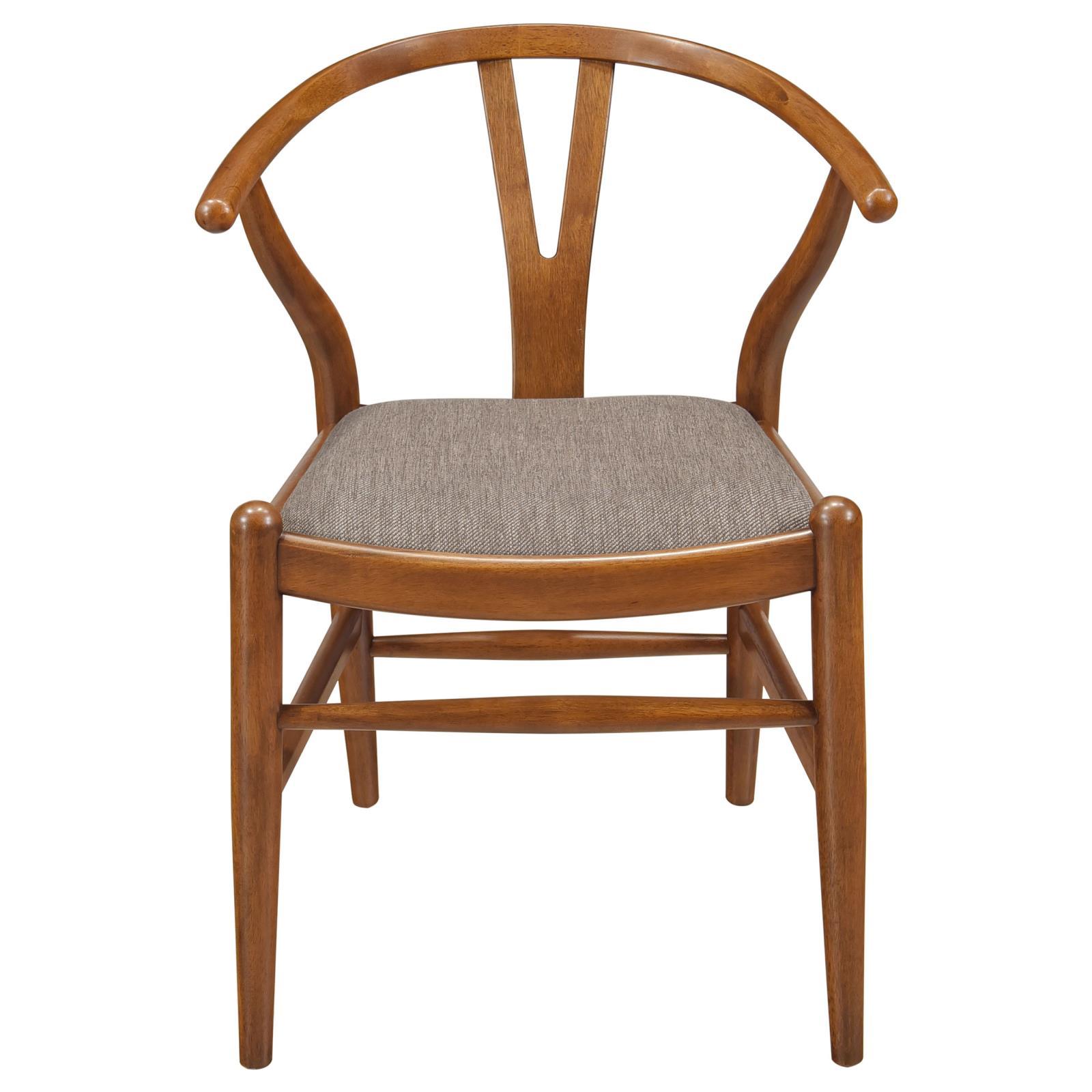 Coaster Furniture Dinah 108472 Wood Wishbone Dining Side Chair - Walnut - Image 3