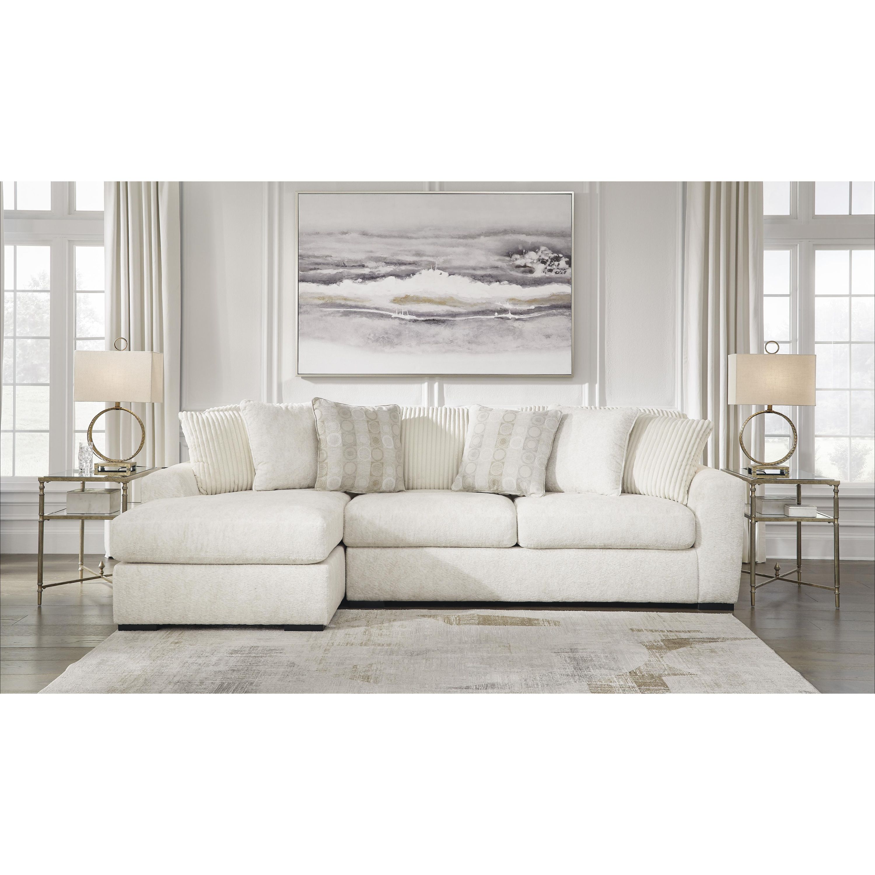 Signature Design by Ashley Chessington 61904S1 2 pc Sectional with Chaise - Image 3