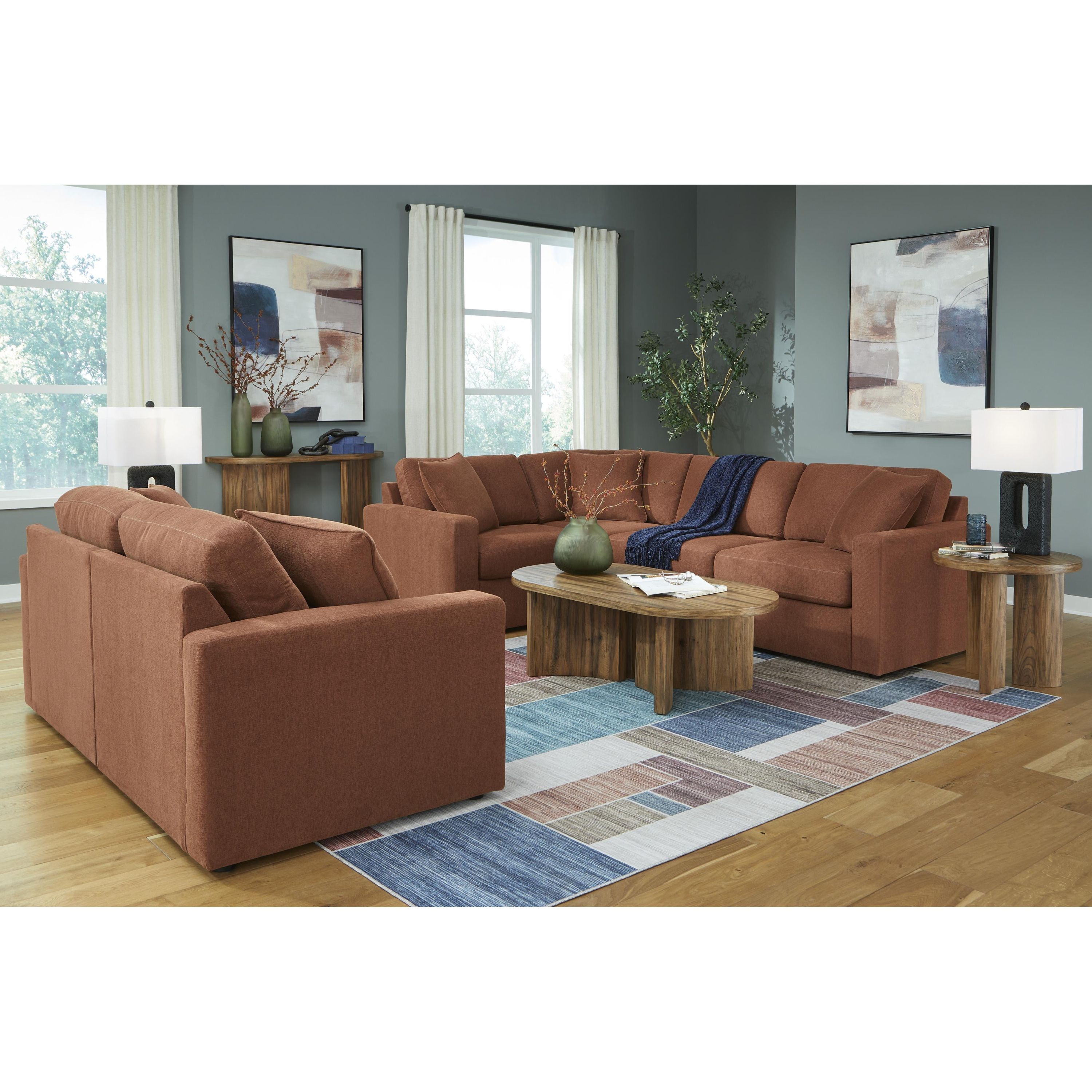 Signature Design by Ashley Modmax 92102S1 2 pc Sectional Loveseat - Image 2