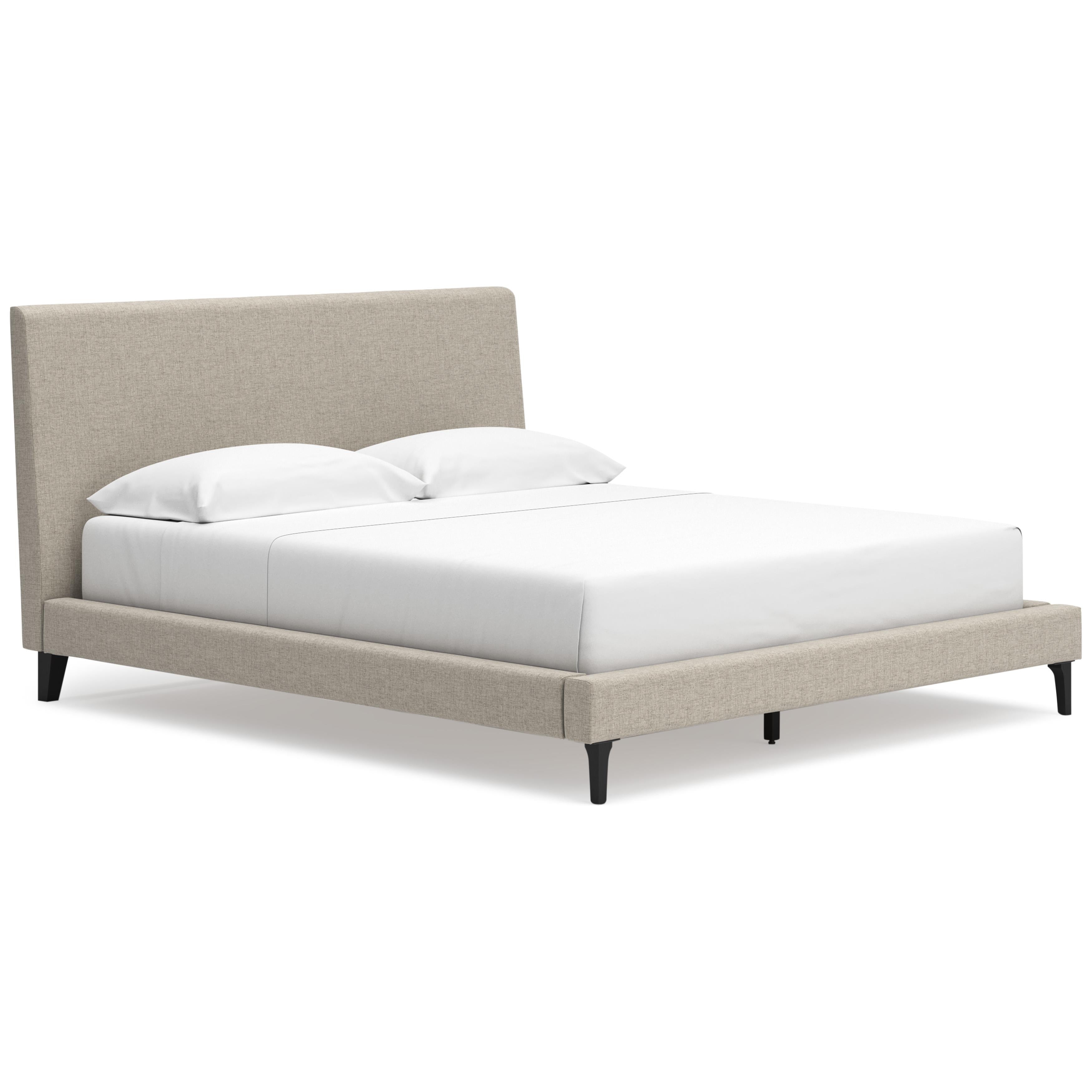 Signature Design by Ashley Cielden B1199-94 California King Upholstered Bed with Roll Slats - Image 1