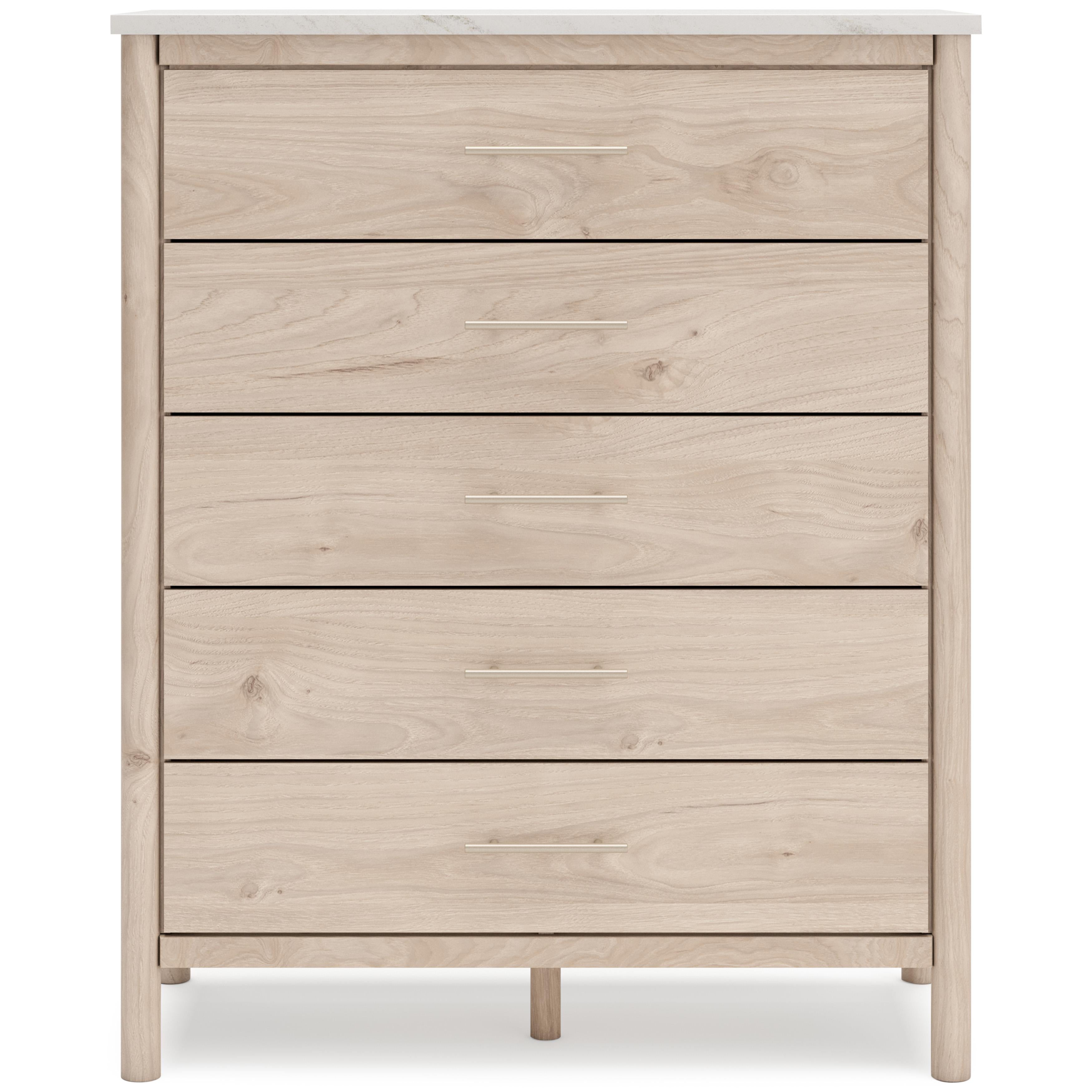Signature Design by Ashley Cadmori B2615-345 Five Drawer Wide Chest - Image 3