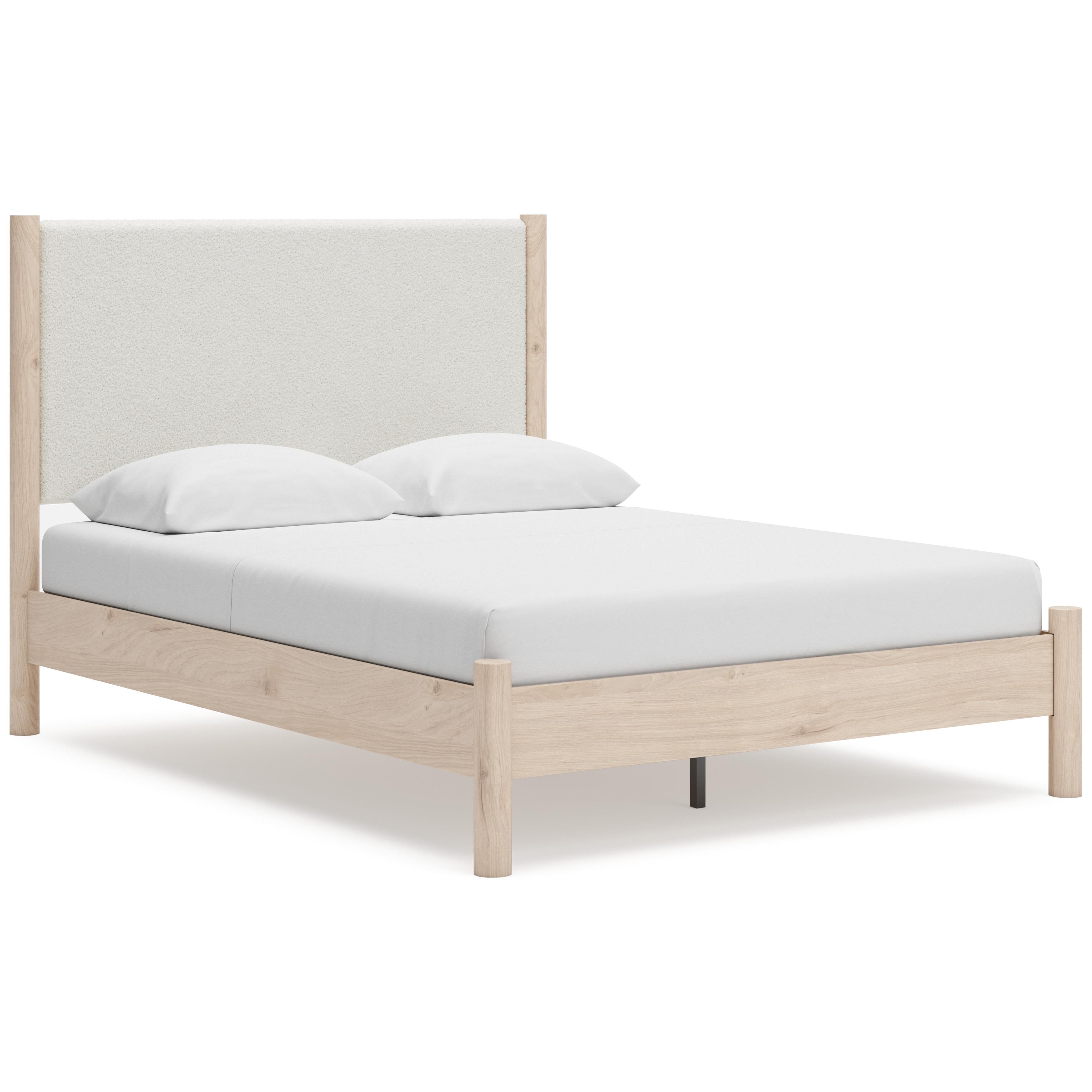 Signature Design by Ashley Cadmori B2615B4 Queen Upholstered Panel Bed - Image 1