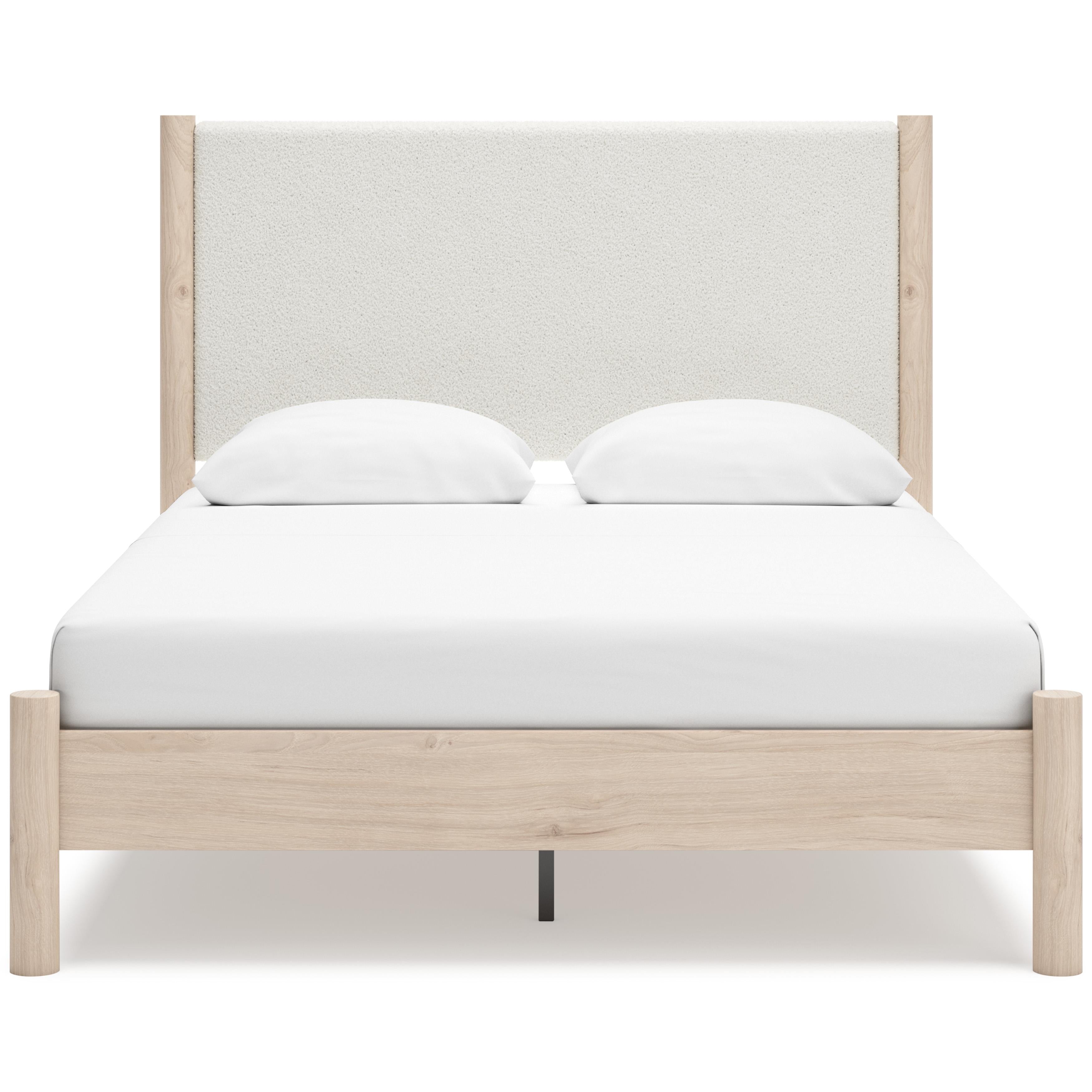 Signature Design by Ashley Cadmori B2615B4 Queen Upholstered Panel Bed - Image 2