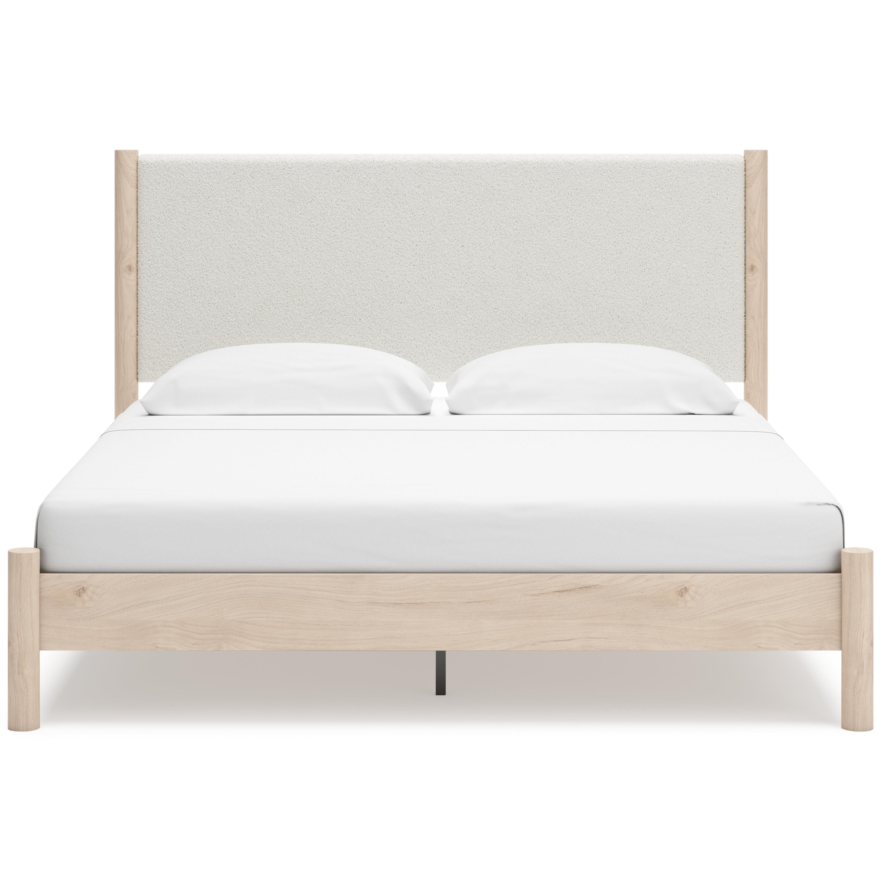Signature Design by Ashley Cadmori B2615B7 King Upholstered Panel Bed - Image 2