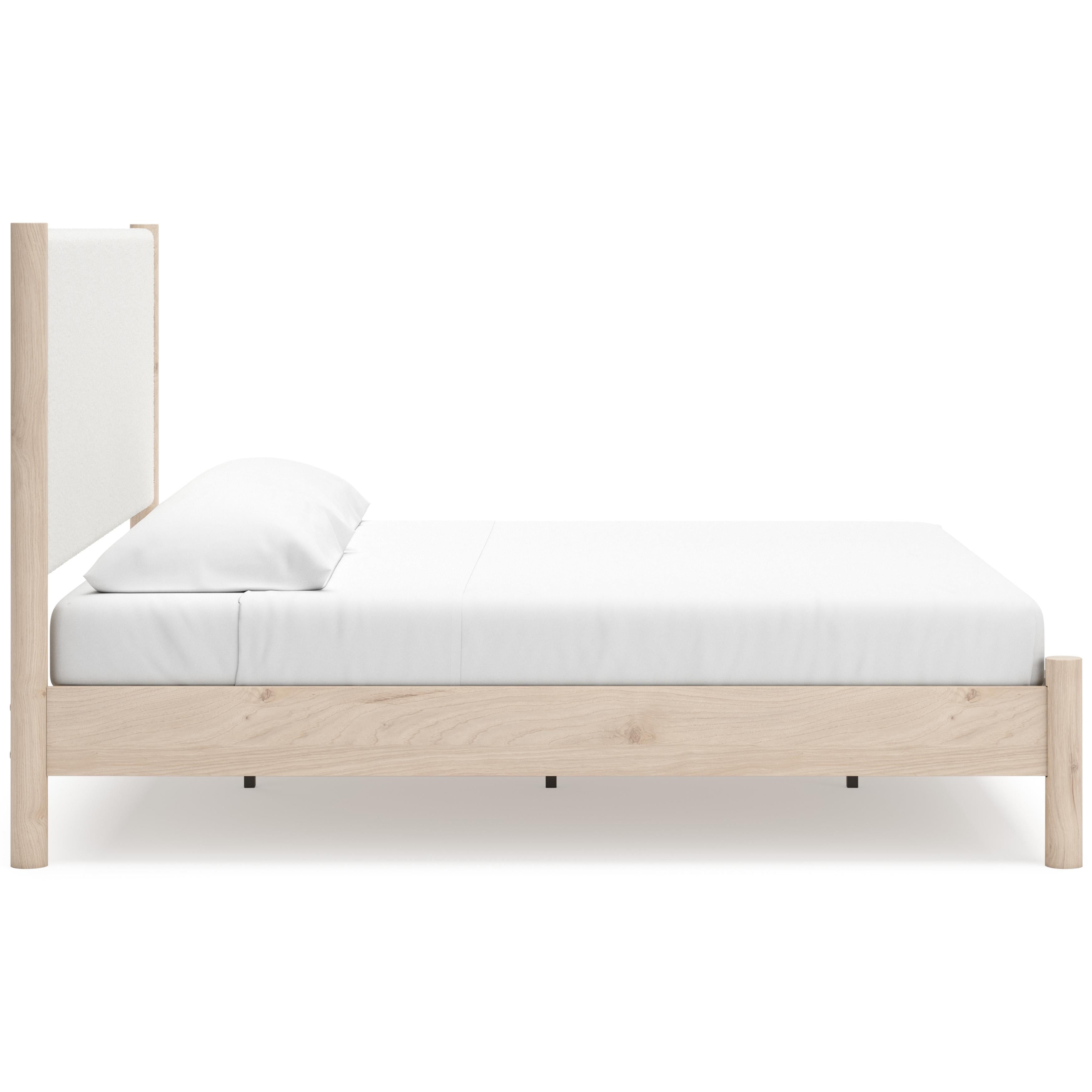 Signature Design by Ashley Cadmori B2615B7 King Upholstered Panel Bed - Image 3