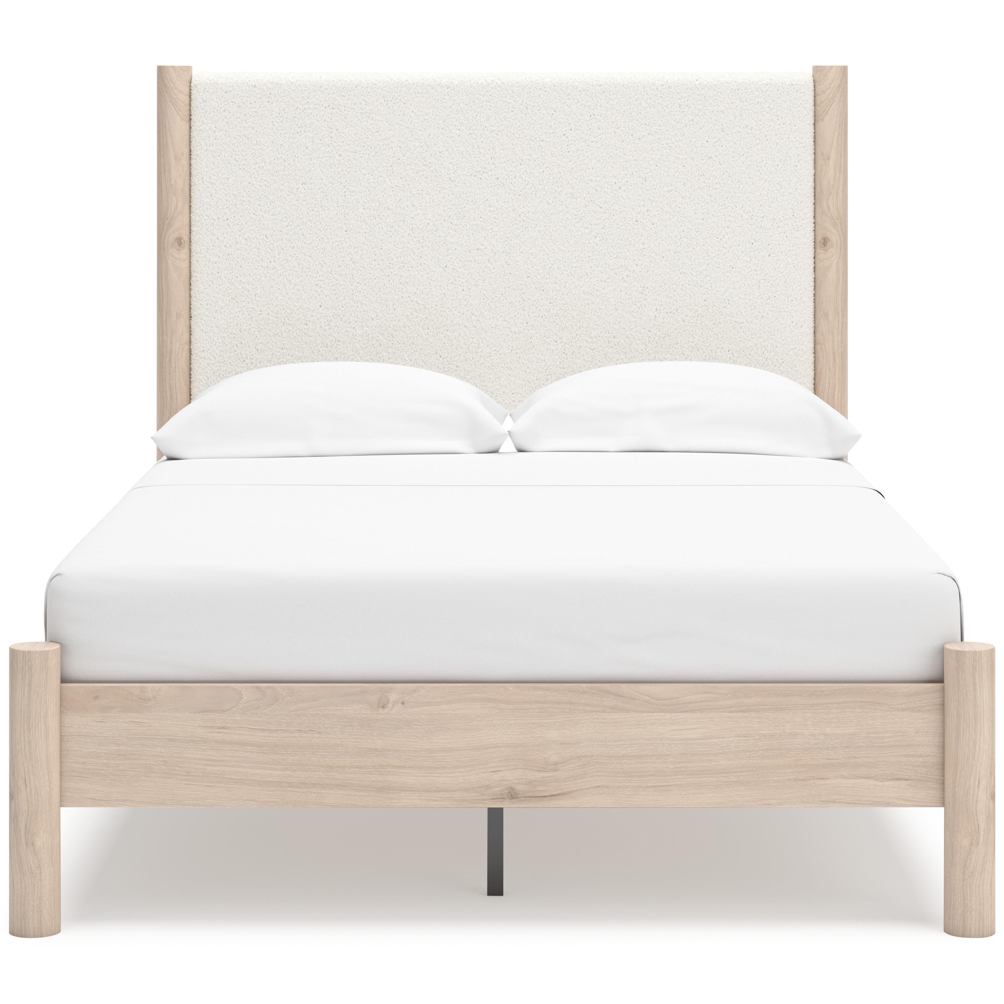 Signature Design by Ashley Cadmori B2615B8 Full Upholstered Panel Bed - Image 2