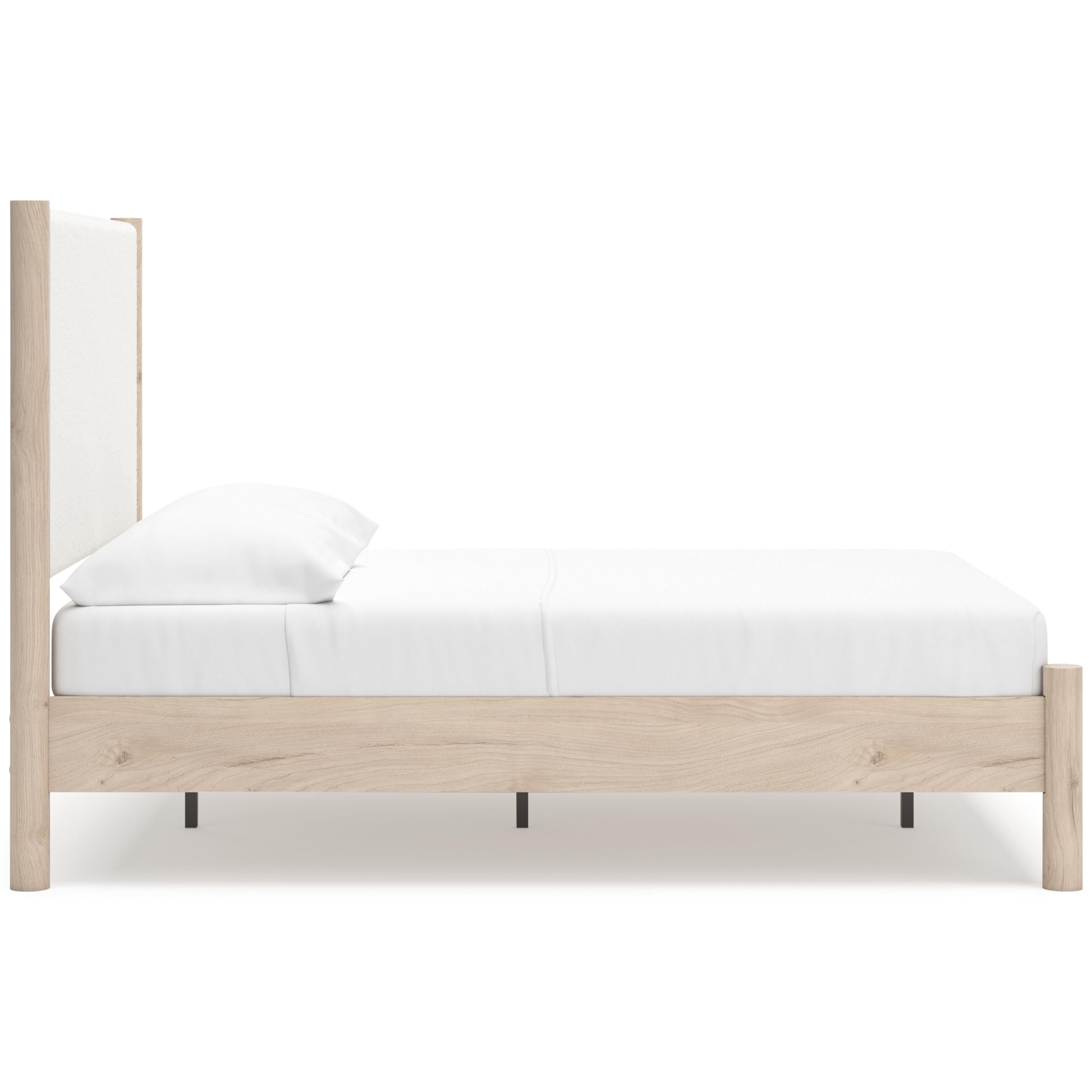 Signature Design by Ashley Cadmori B2615B8 Full Upholstered Panel Bed - Image 3