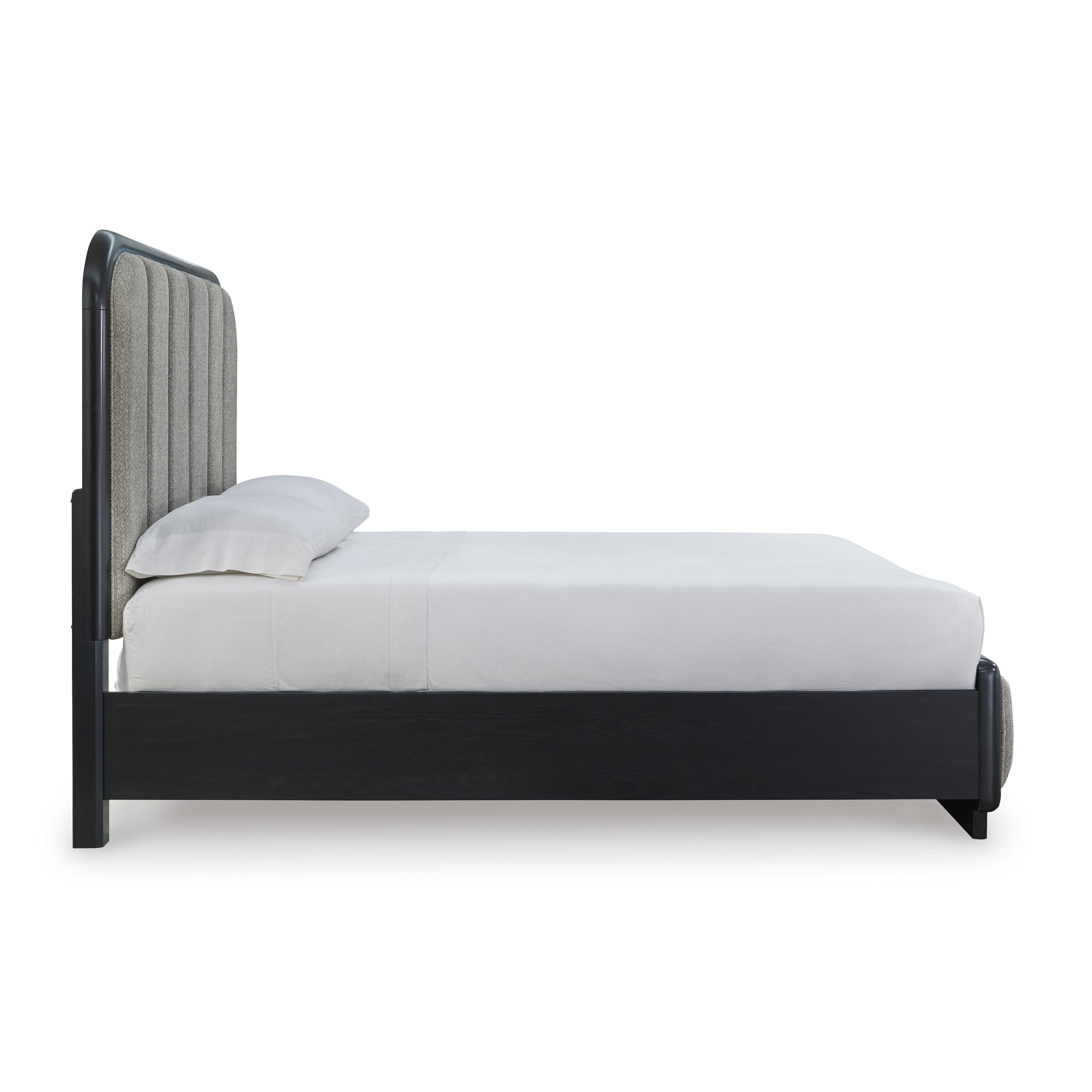 Signature Design by Ashley Rowanbeck B821B2 Queen Upholstered Panel Bed - Image 3