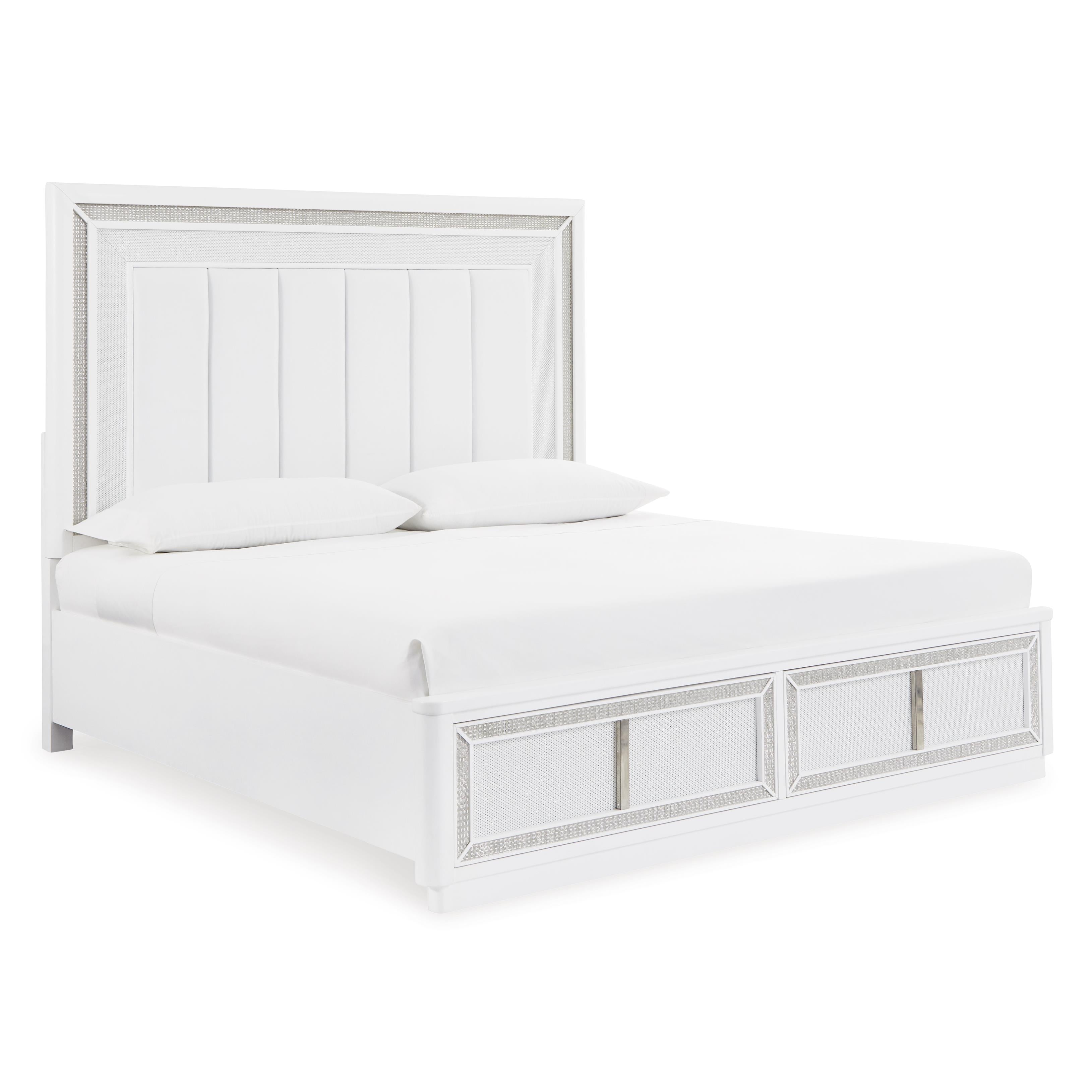 Signature Design by Ashley Chalanna B822B4 King Upholstered Storage Bed - Image 1