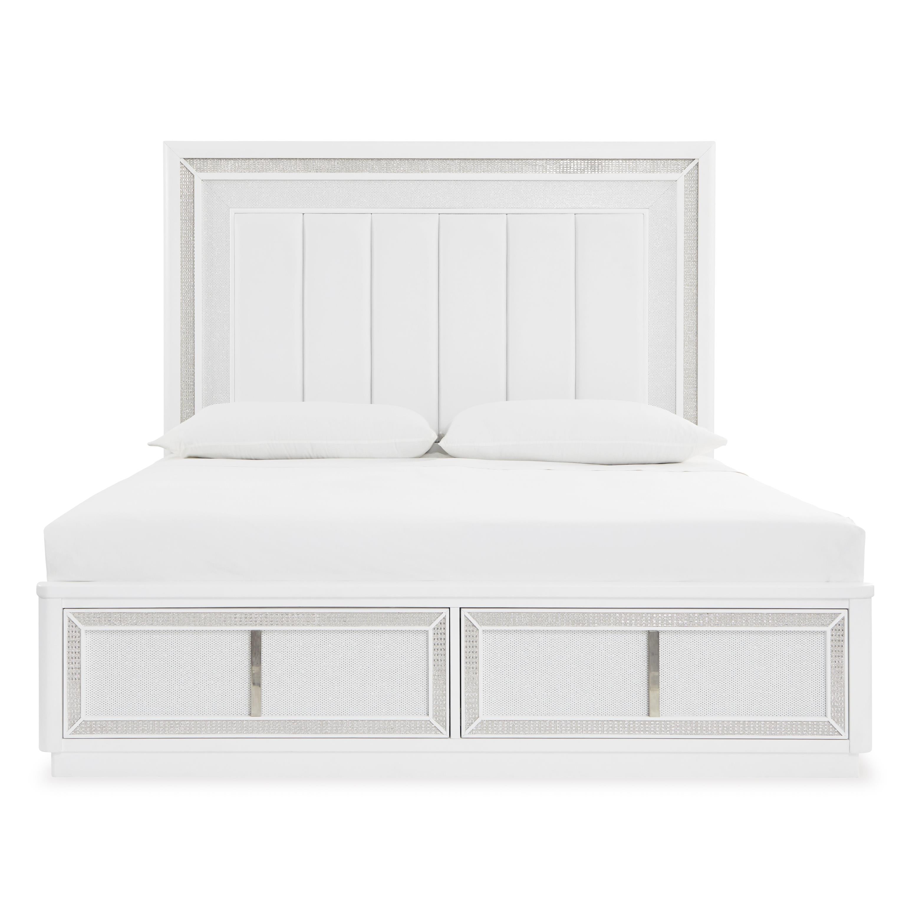 Signature Design by Ashley Chalanna B822B4 King Upholstered Storage Bed - Image 3