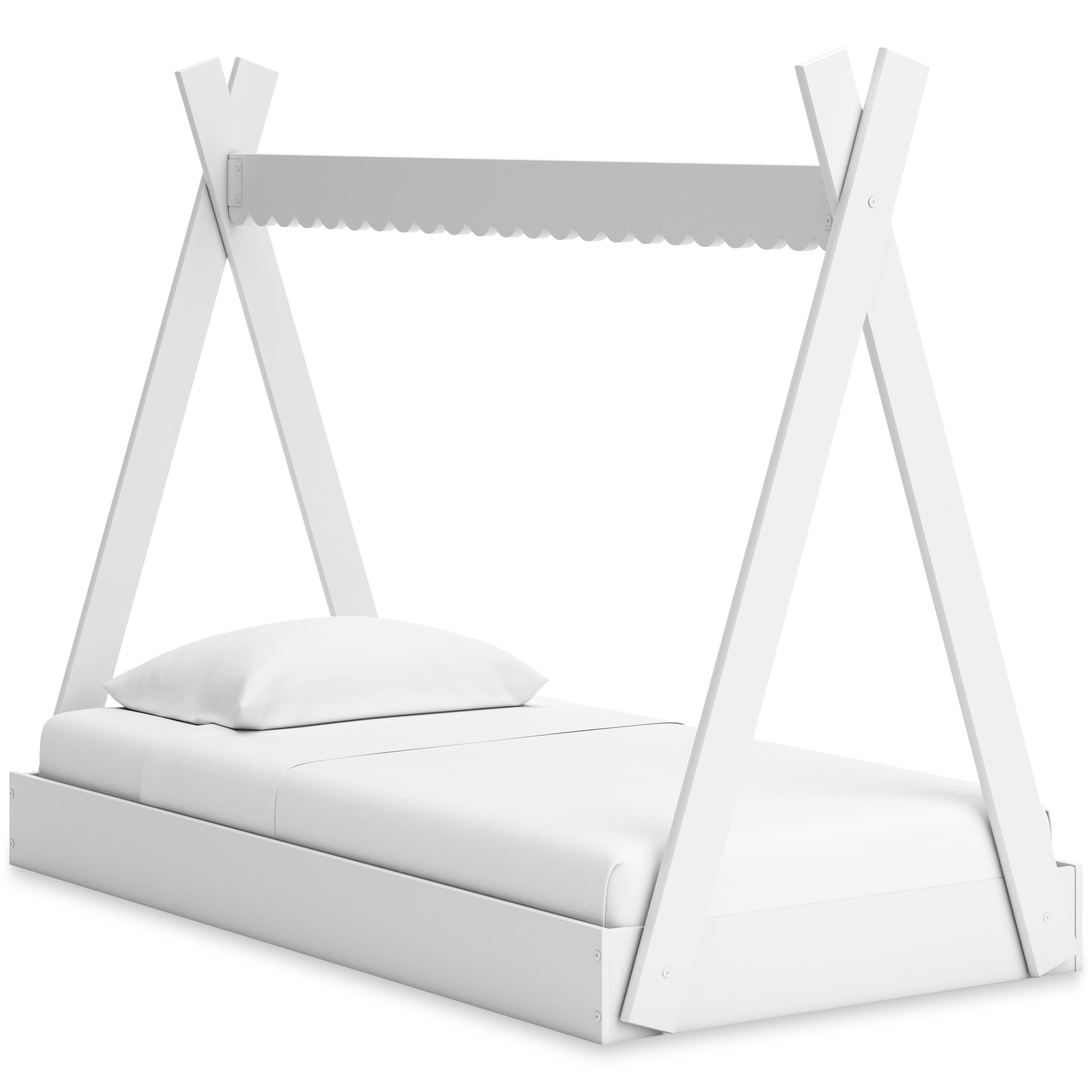 Signature Design by Ashley Hallityn EB1810-121 Twin Tent Complete Bed in Box - Image 1
